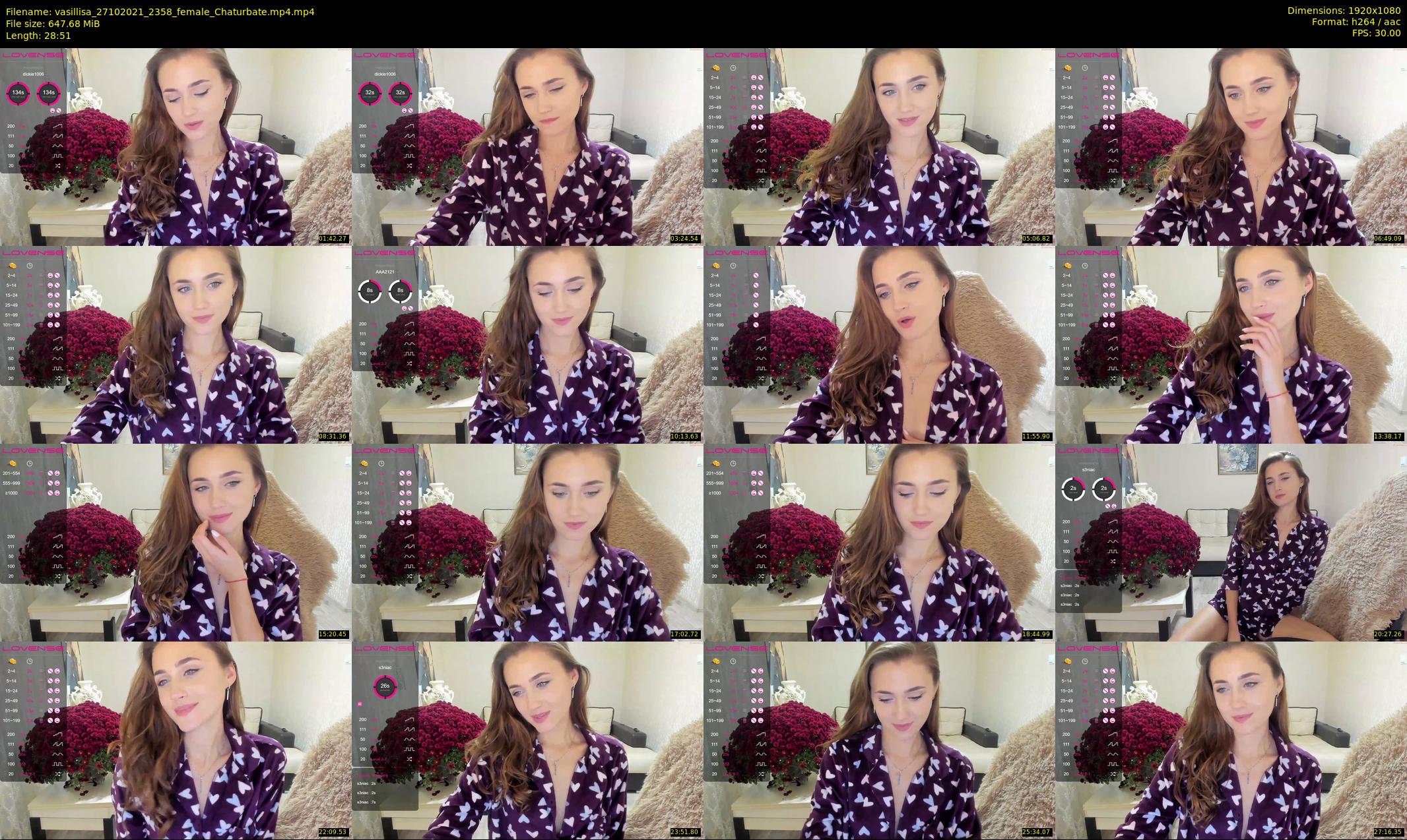 vasillisa — 29 minute Chaturbate female cam show recording, 1080p, Oct 27, 2021