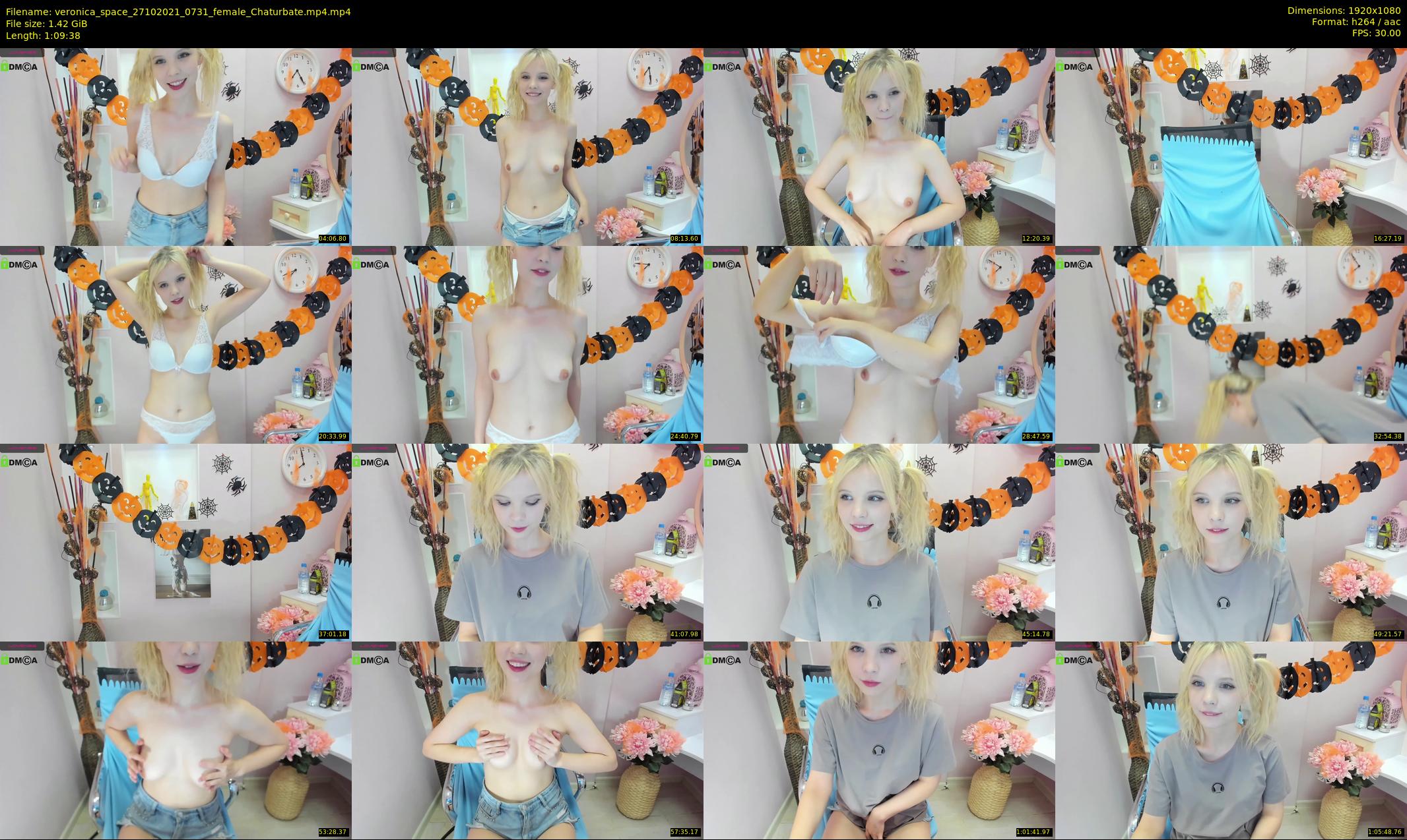 veronica_space — 70 minute Chaturbate female cam show recording, 1080p, Oct 27, 2021