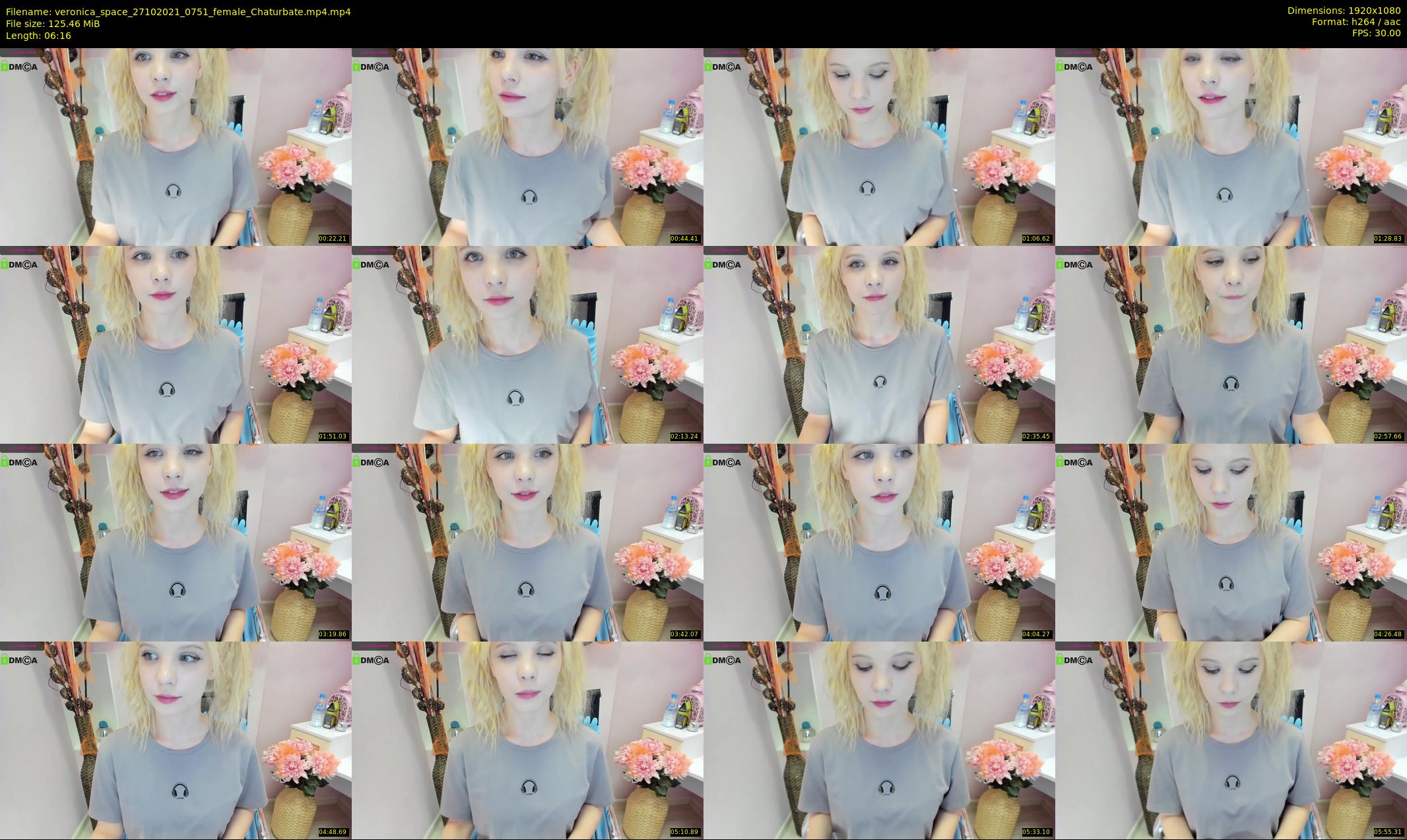 veronica_space — 7 minute Chaturbate female cam show recording, 1080p, Oct 27, 2021