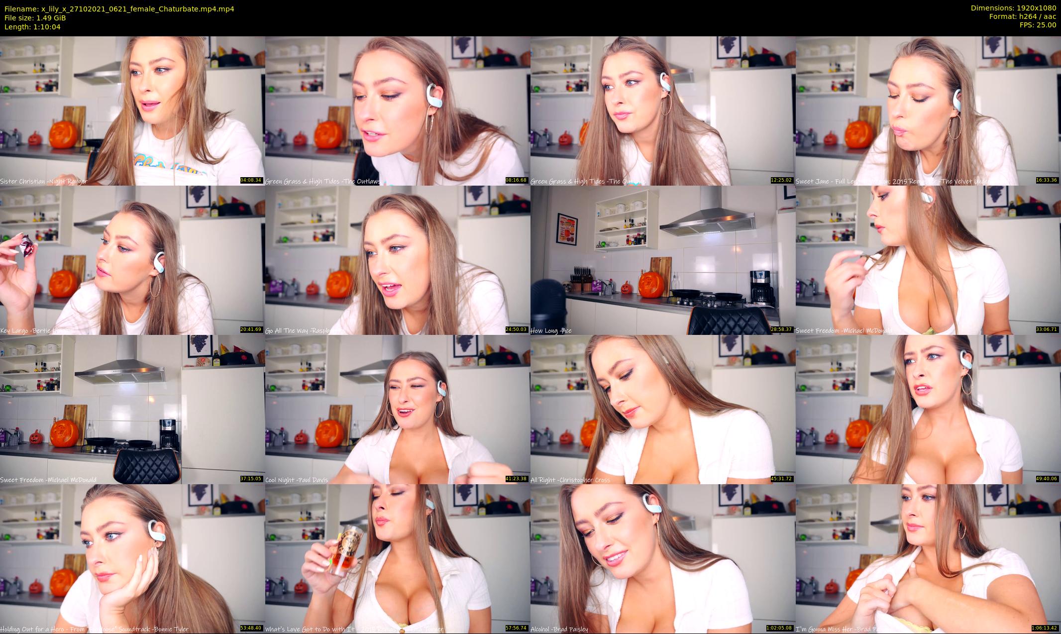 x_lily_x — 71 minute Chaturbate female cam show recording, 1080p, Oct 27, 2021