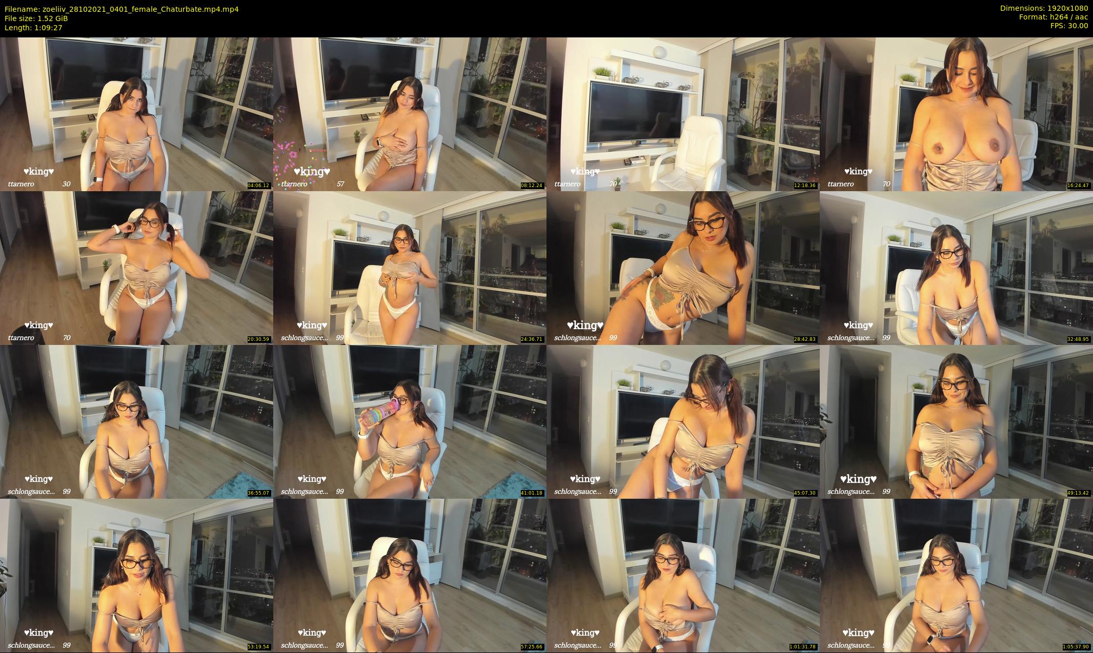 zoeliiv — 70 minute Chaturbate female cam show recording, 1080p, Oct 28, 2021