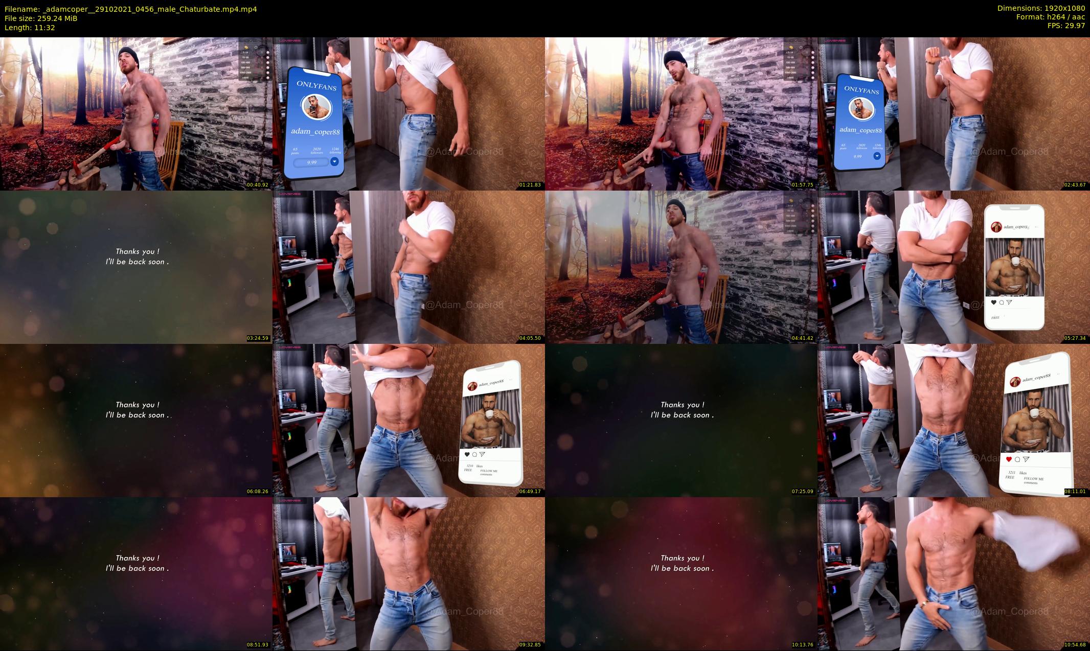 _adamcoper_ — 12 minute Chaturbate male cam show recording, 1080p, Oct 29, 2021