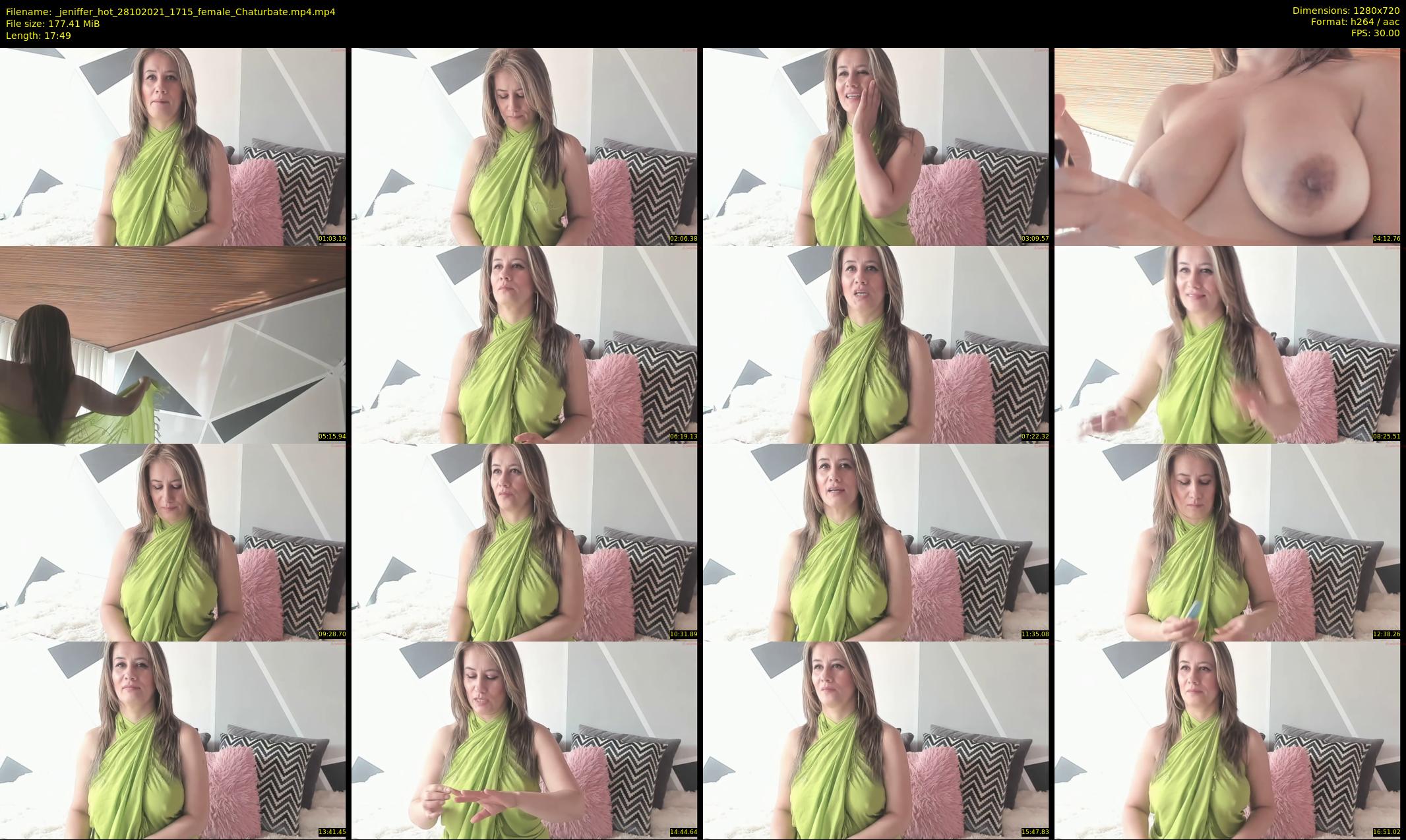 _jeniffer_hot — 18 minute Chaturbate female cam show recording, 720p, Oct 28, 2021