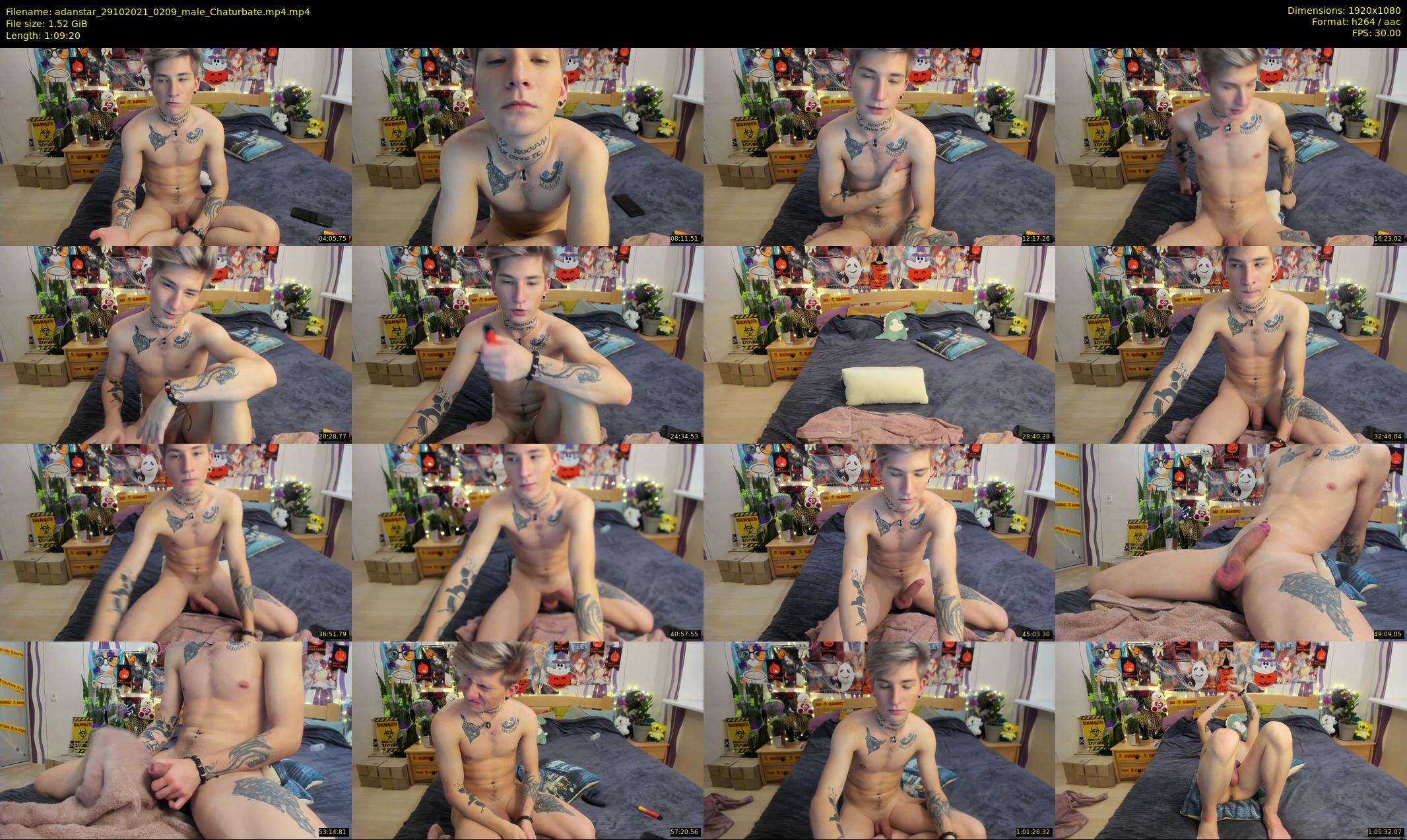 adanstar — 70 minute Chaturbate male cam show recording, 1080p, Oct 29, 2021
