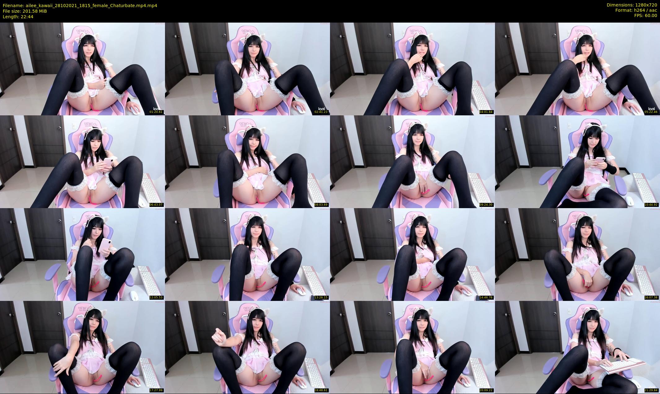 ailee_kawaii — 23 minute Chaturbate female cam show recording, 720p, Oct 28, 2021