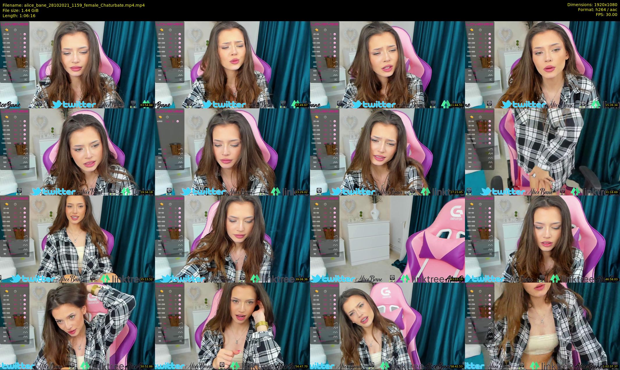 alice_bane — 67 minute Chaturbate female cam show recording, 1080p, Oct 28, 2021