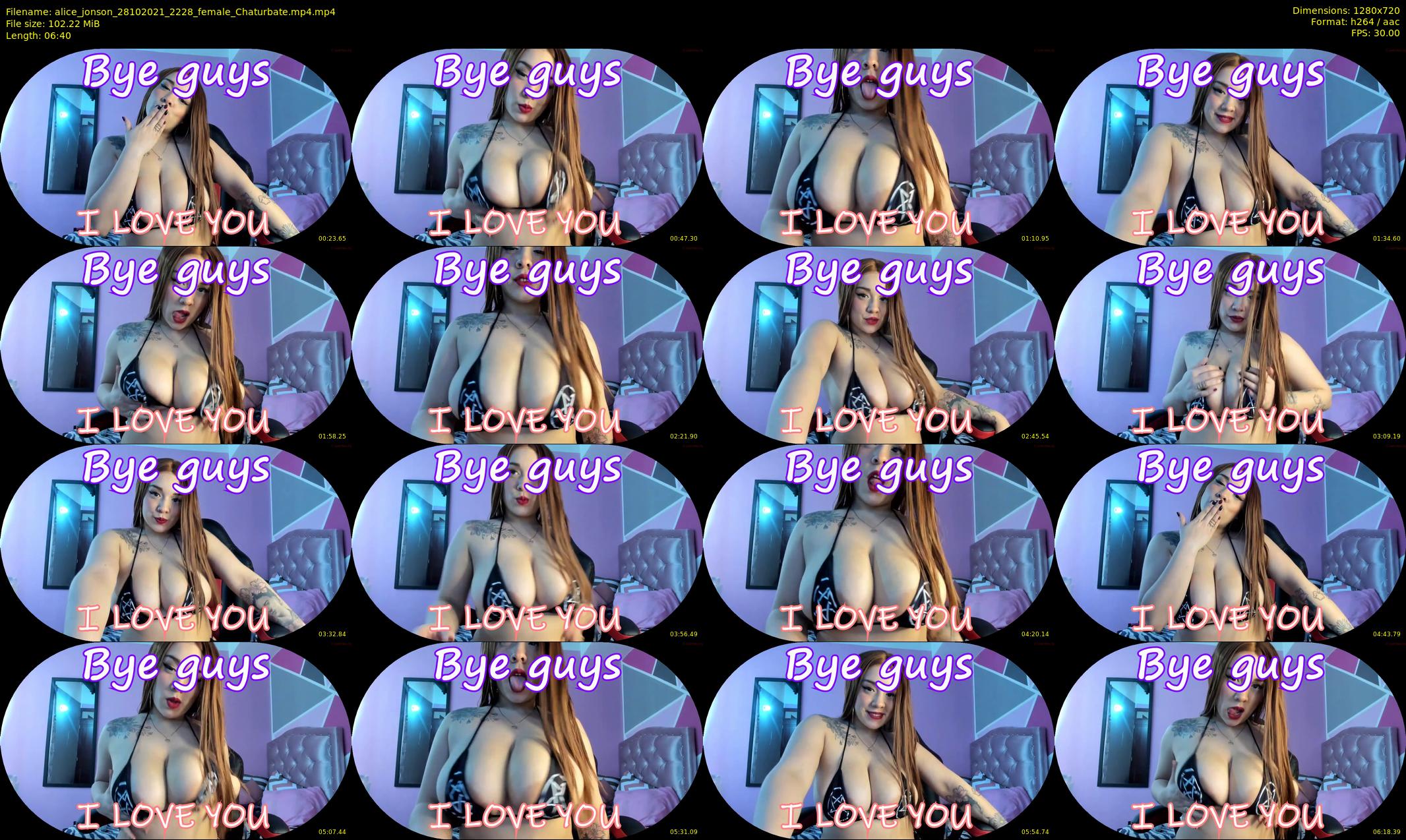 alice_jonson — 7 minute Chaturbate female cam show recording, 720p, Oct 28, 2021