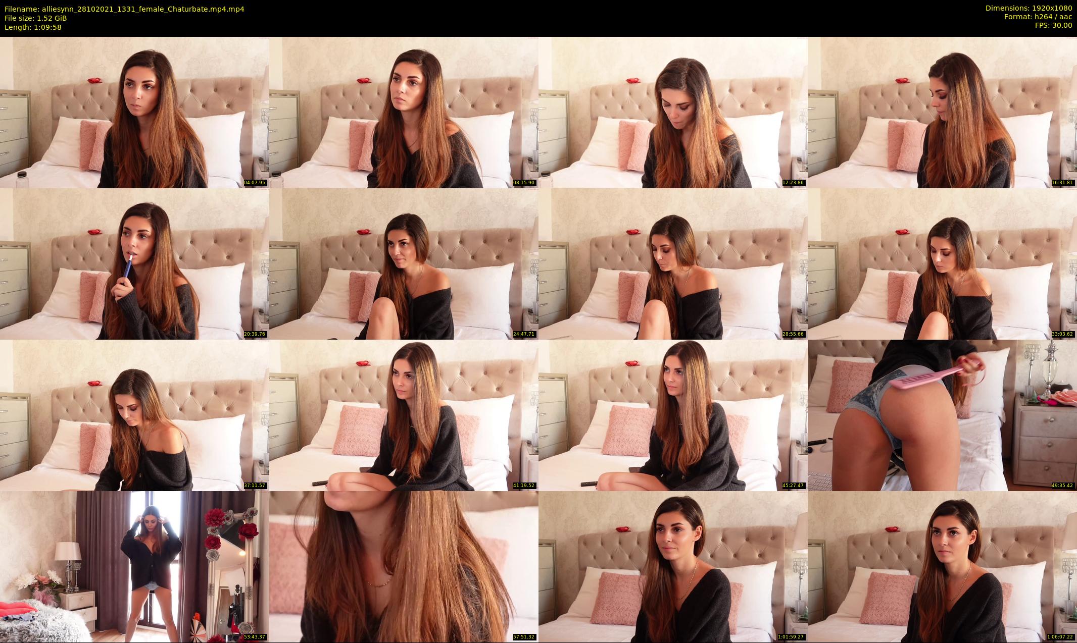 alliesynn — 70 minute Chaturbate female cam show recording, 1080p, Oct 28, 2021