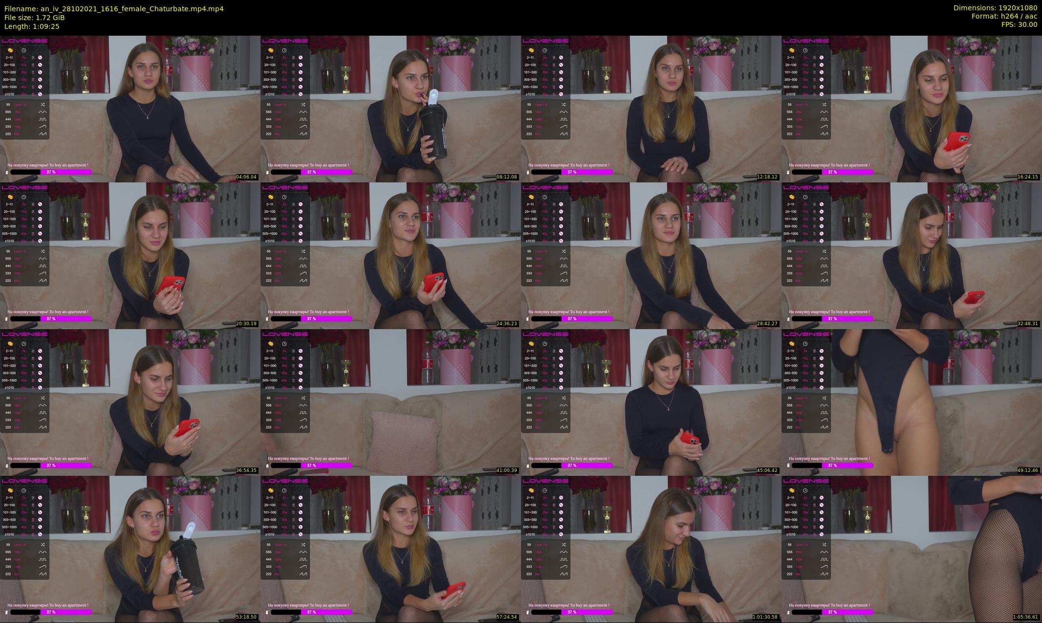 an_iv — 70 minute Chaturbate female cam show recording, 1080p, Oct 28, 2021