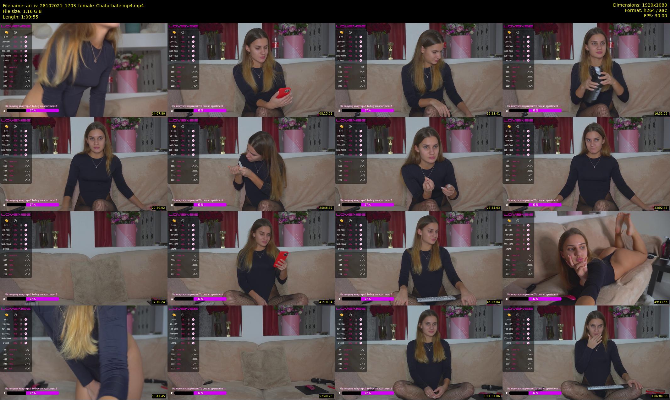 an_iv — 70 minute Chaturbate female cam show recording, 1080p, Oct 28, 2021