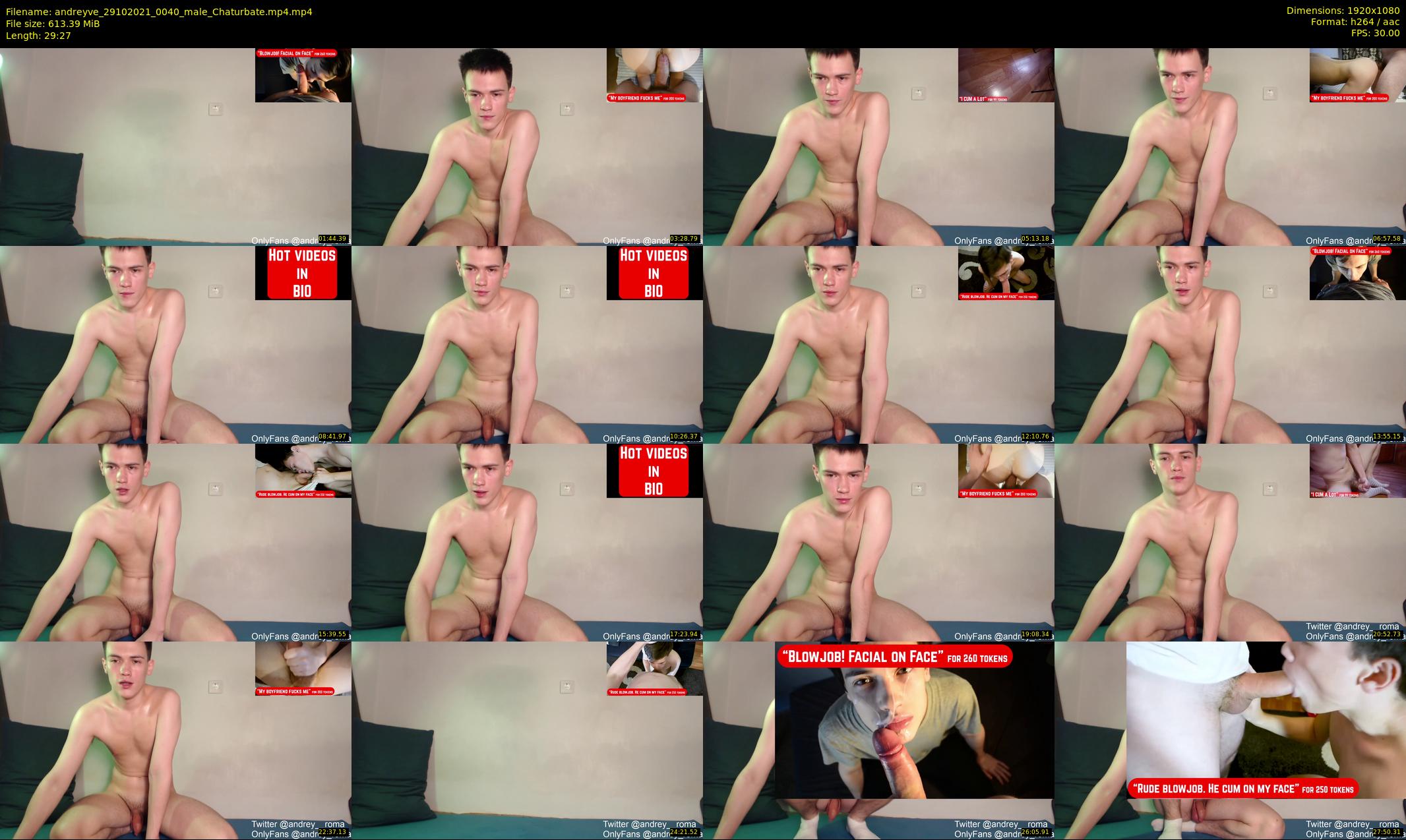 andreyve — 30 minute Chaturbate male cam show recording, 1080p, Oct 29, 2021