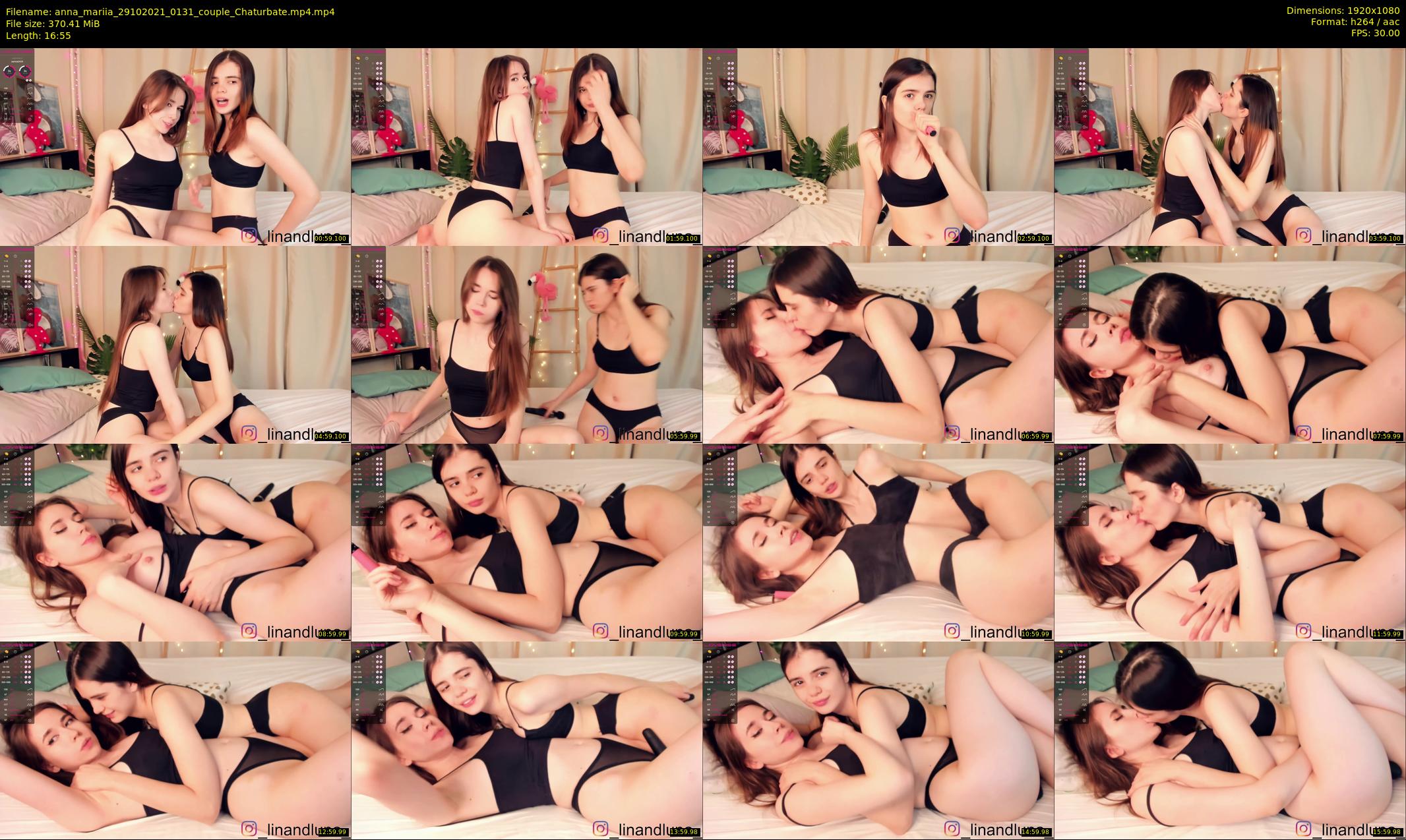 anna_mariia — 17 minute Chaturbate couple cam show recording, 1080p, Oct 29, 2021