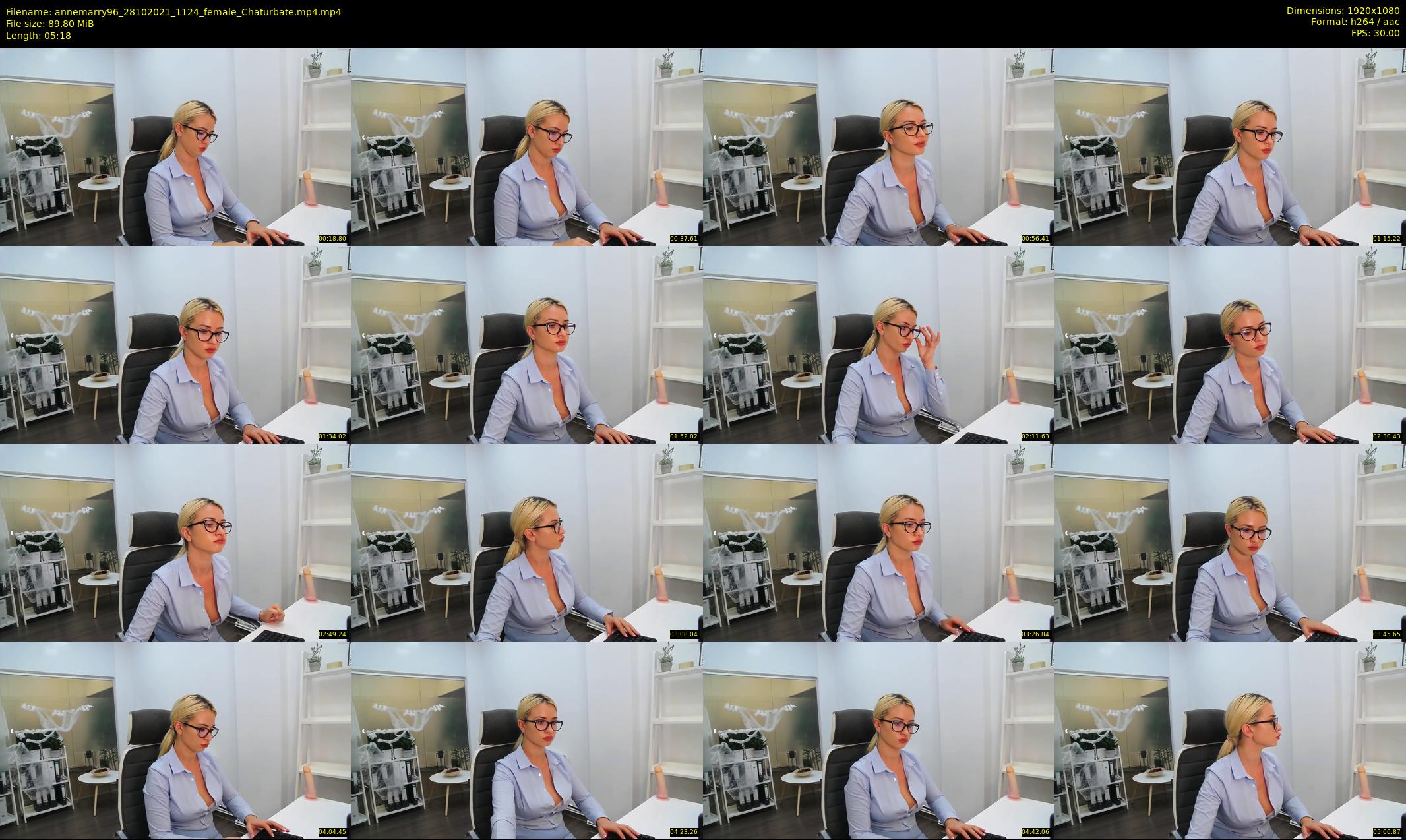annemarry96 — 6 minute Chaturbate female cam show recording, 1080p, Oct 28, 2021