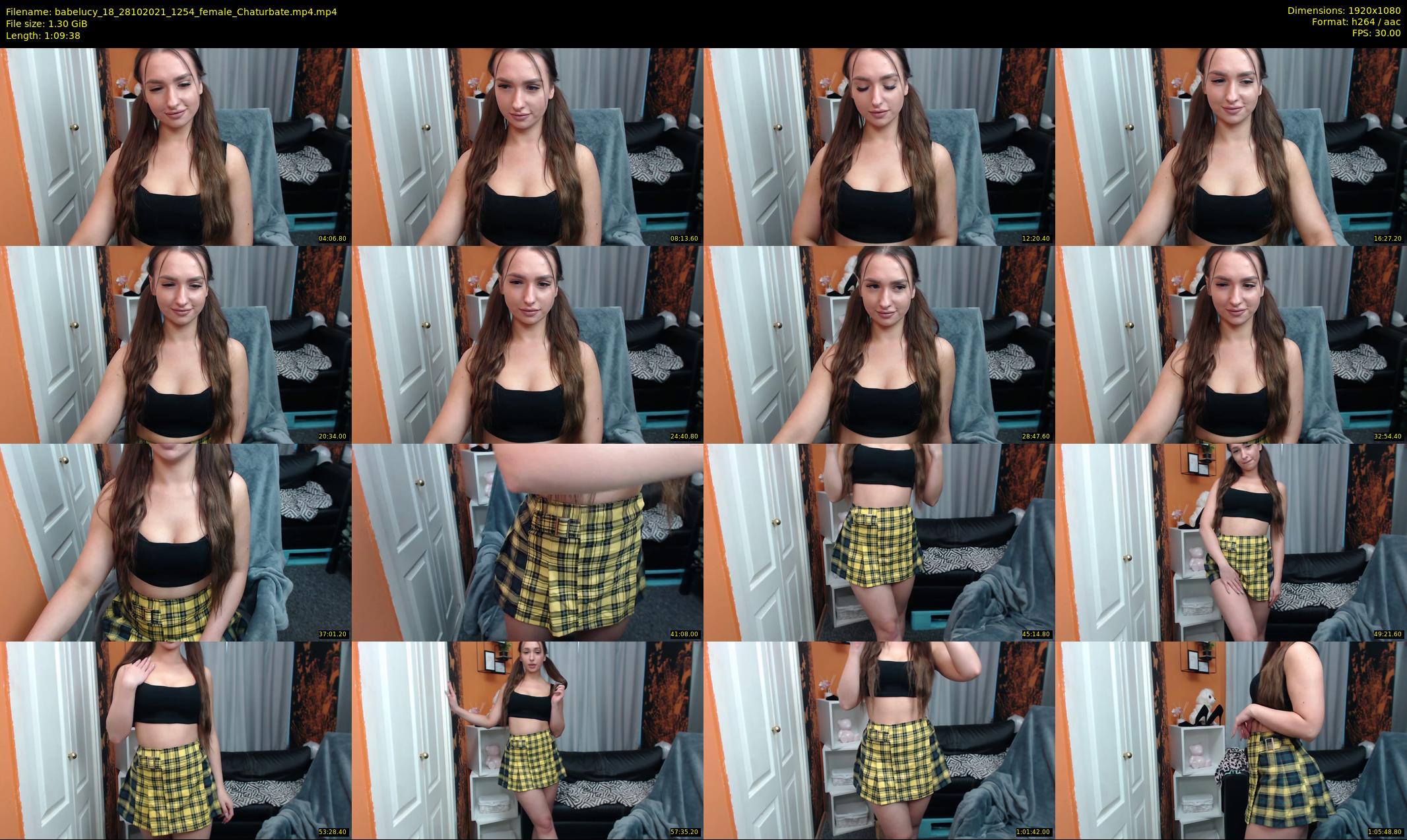 babelucy_18 — 70 minute Chaturbate female cam show recording, 1080p, Oct 28, 2021