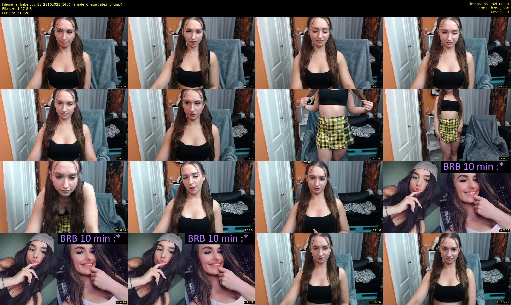 babelucy_18 — 72 minute Chaturbate female cam show recording, 1080p, Oct 28, 2021