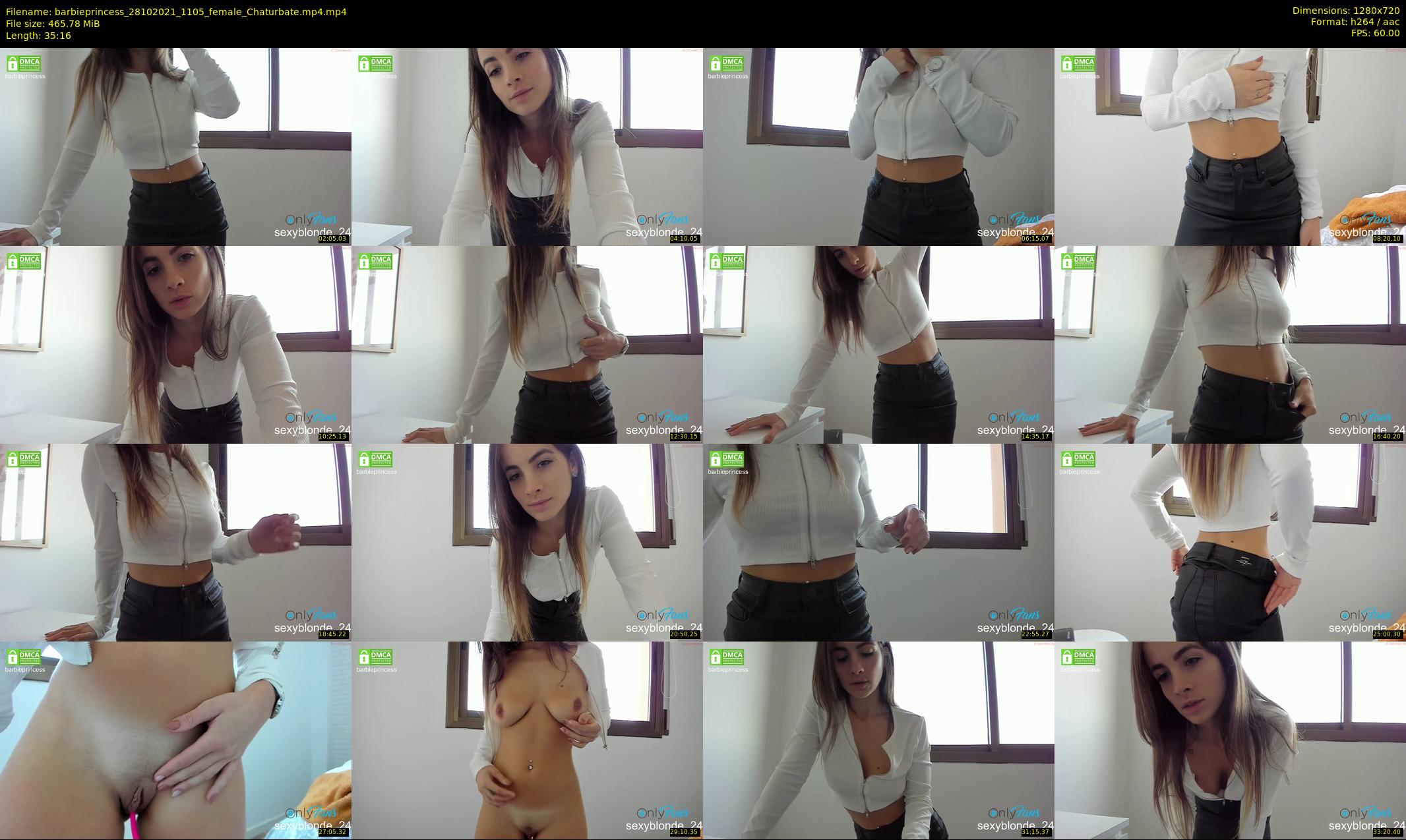barbieprincess — 36 minute Chaturbate female cam show recording, 720p, Oct 28, 2021