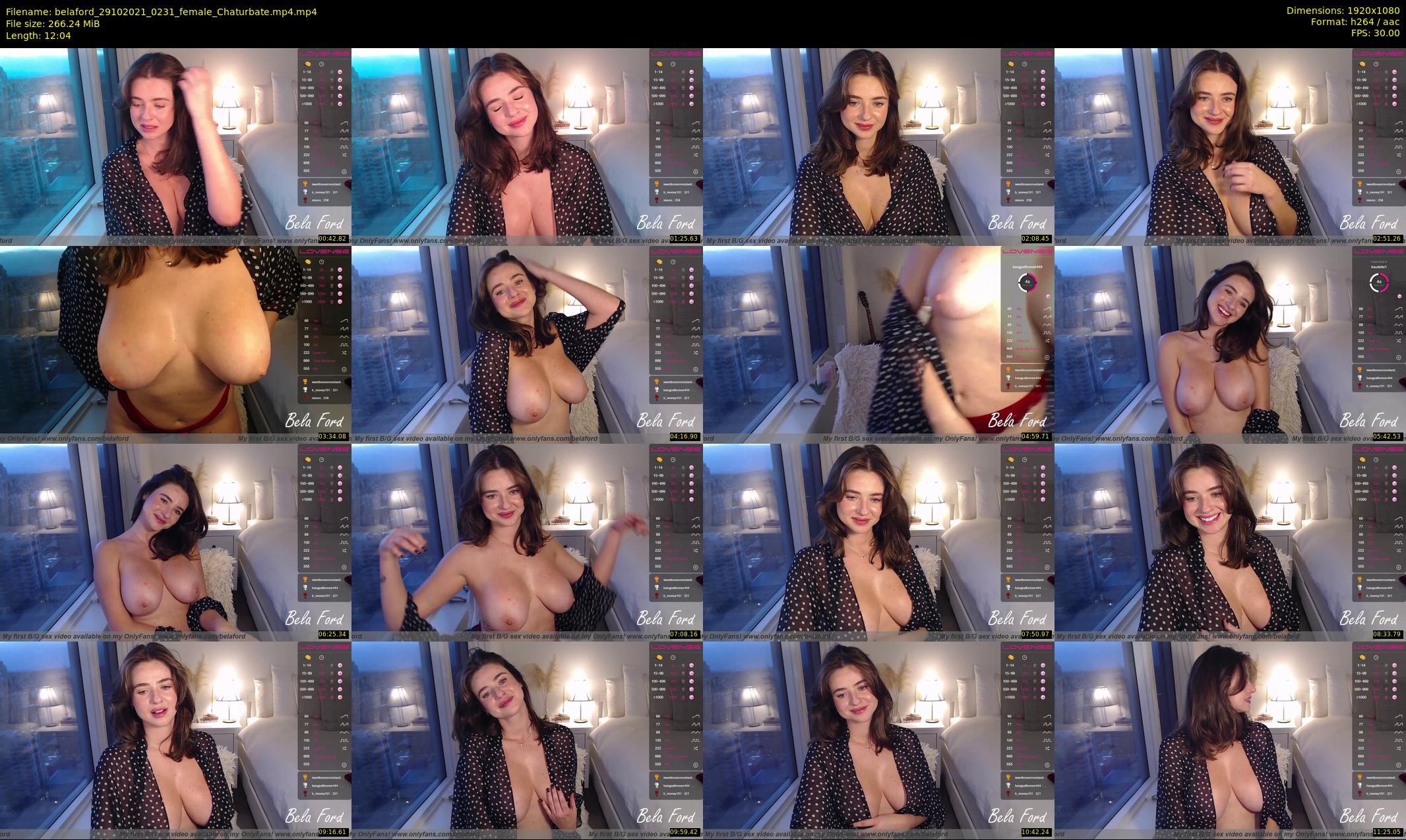 belaford — 13 minute Chaturbate female cam show recording, 1080p, Oct 29, 2021