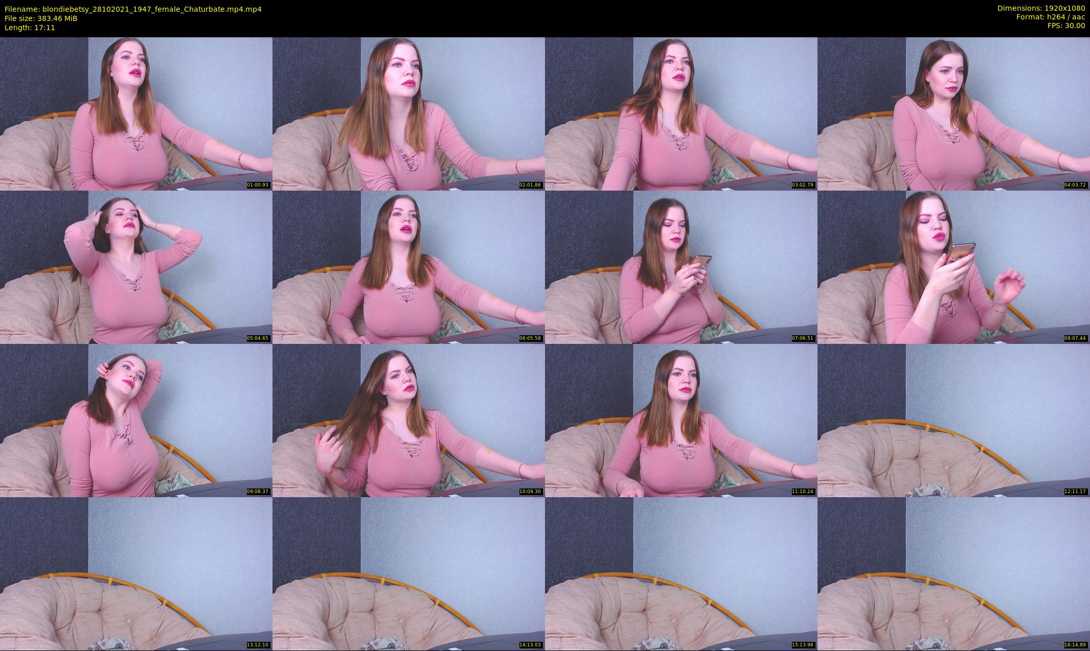 blondiebetsy — 18 minute Chaturbate female cam show recording, 1080p, Oct 28, 2021