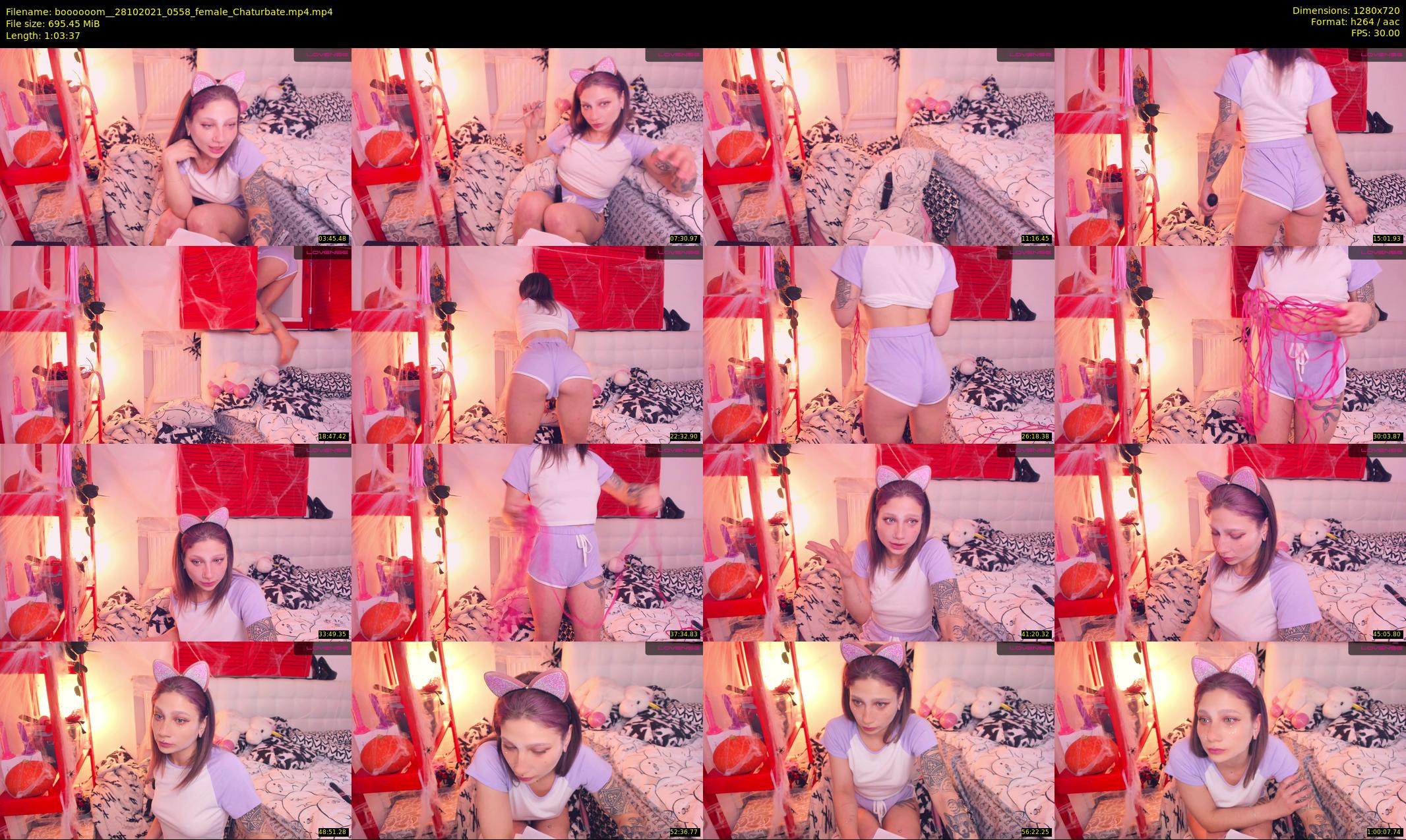 boooooom_ — 64 minute Chaturbate female cam show recording, 720p, Oct 28, 2021