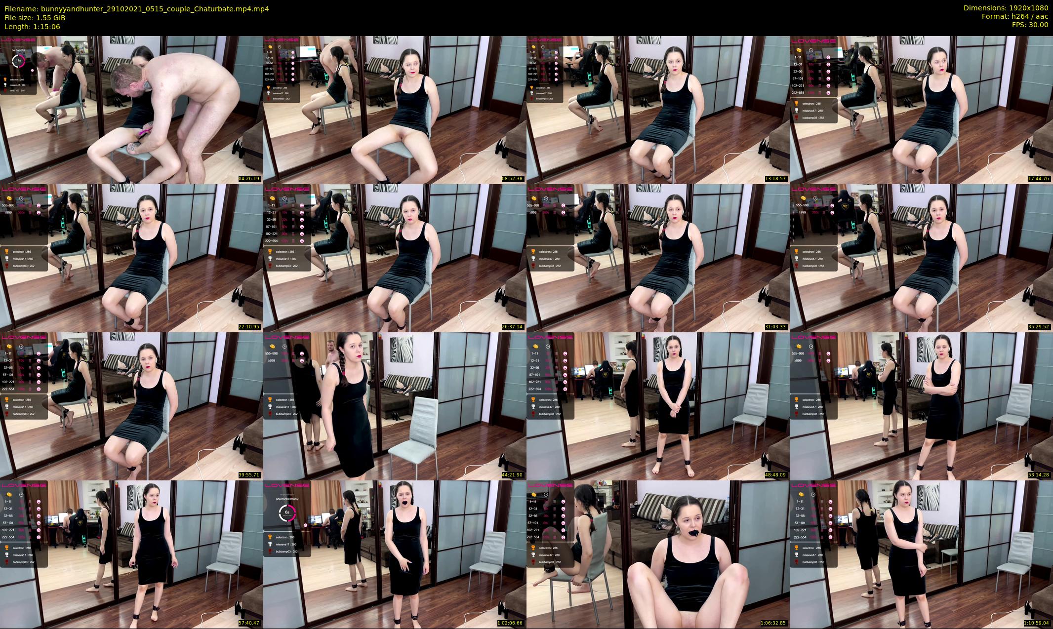 bunnyyandhunter — 76 minute Chaturbate couple cam show recording, 1080p, Oct 29, 2021