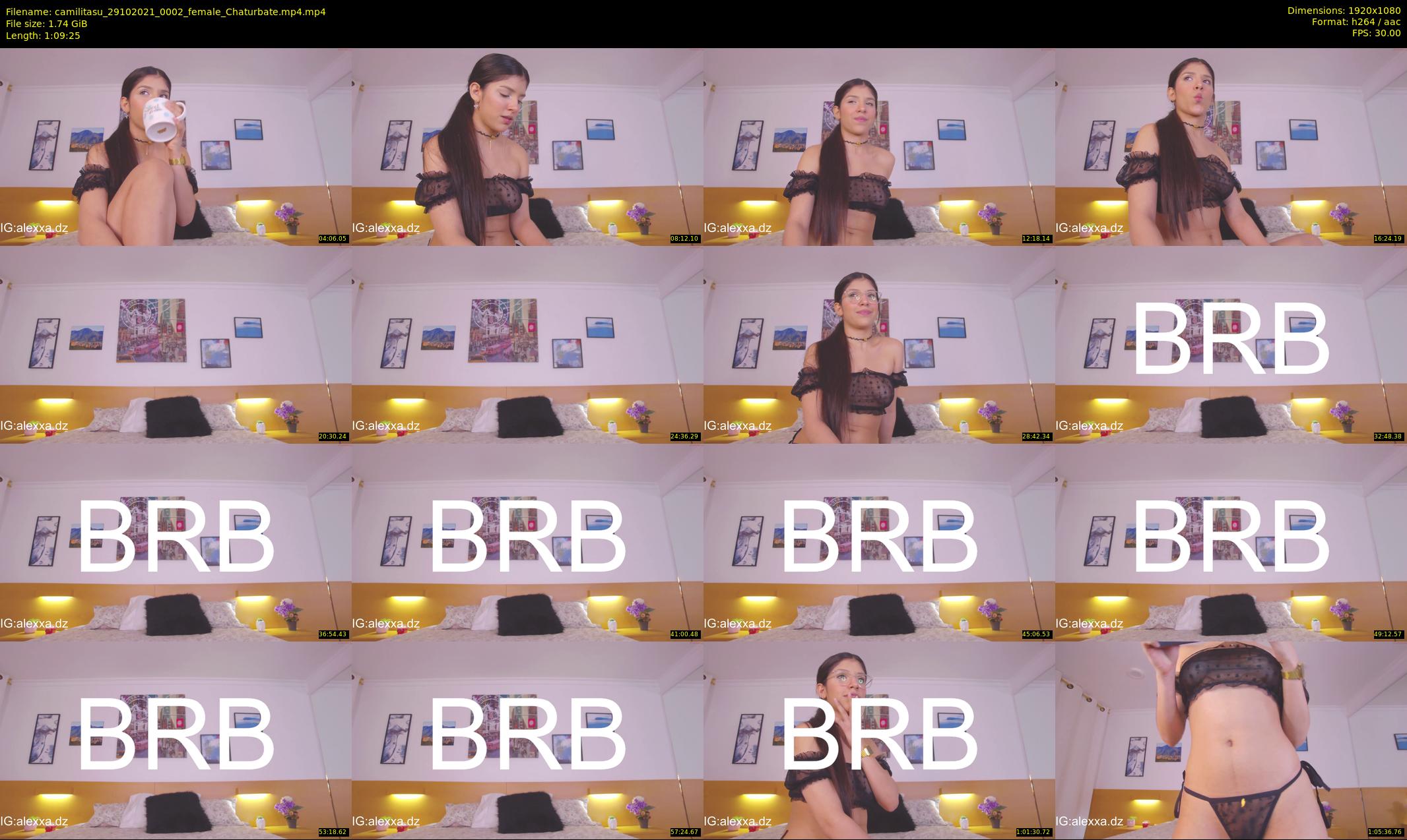camilitasu — 70 minute Chaturbate female cam show recording, 1080p, Oct 29, 2021