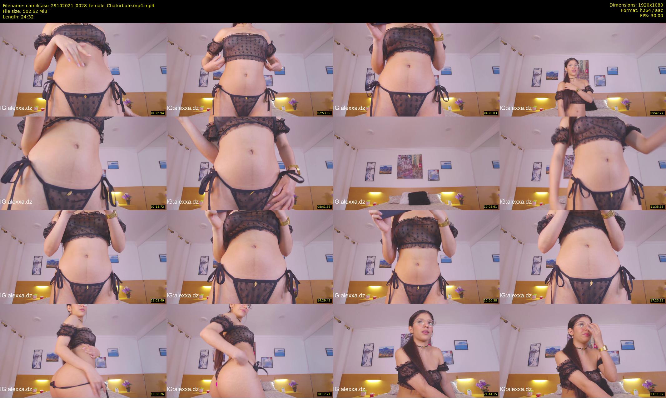 camilitasu — 25 minute Chaturbate female cam show recording, 1080p, Oct 29, 2021