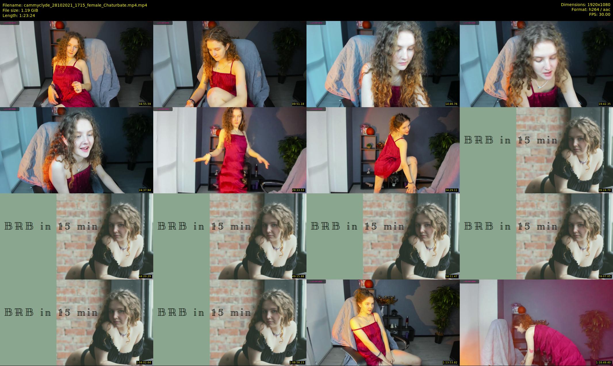 cammyclyde — 84 minute Chaturbate female cam show recording, 1080p, Oct 28, 2021