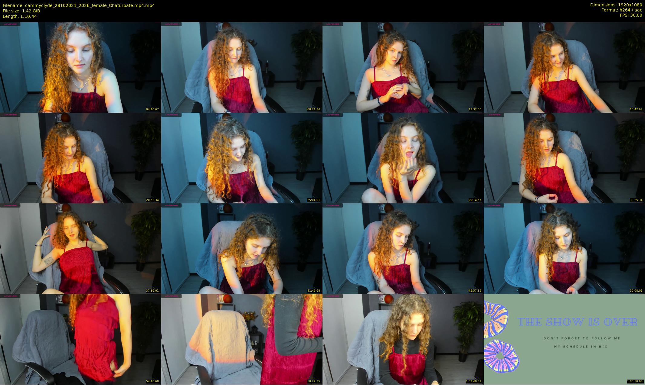 cammyclyde — 71 minute Chaturbate female cam show recording, 1080p, Oct 28, 2021