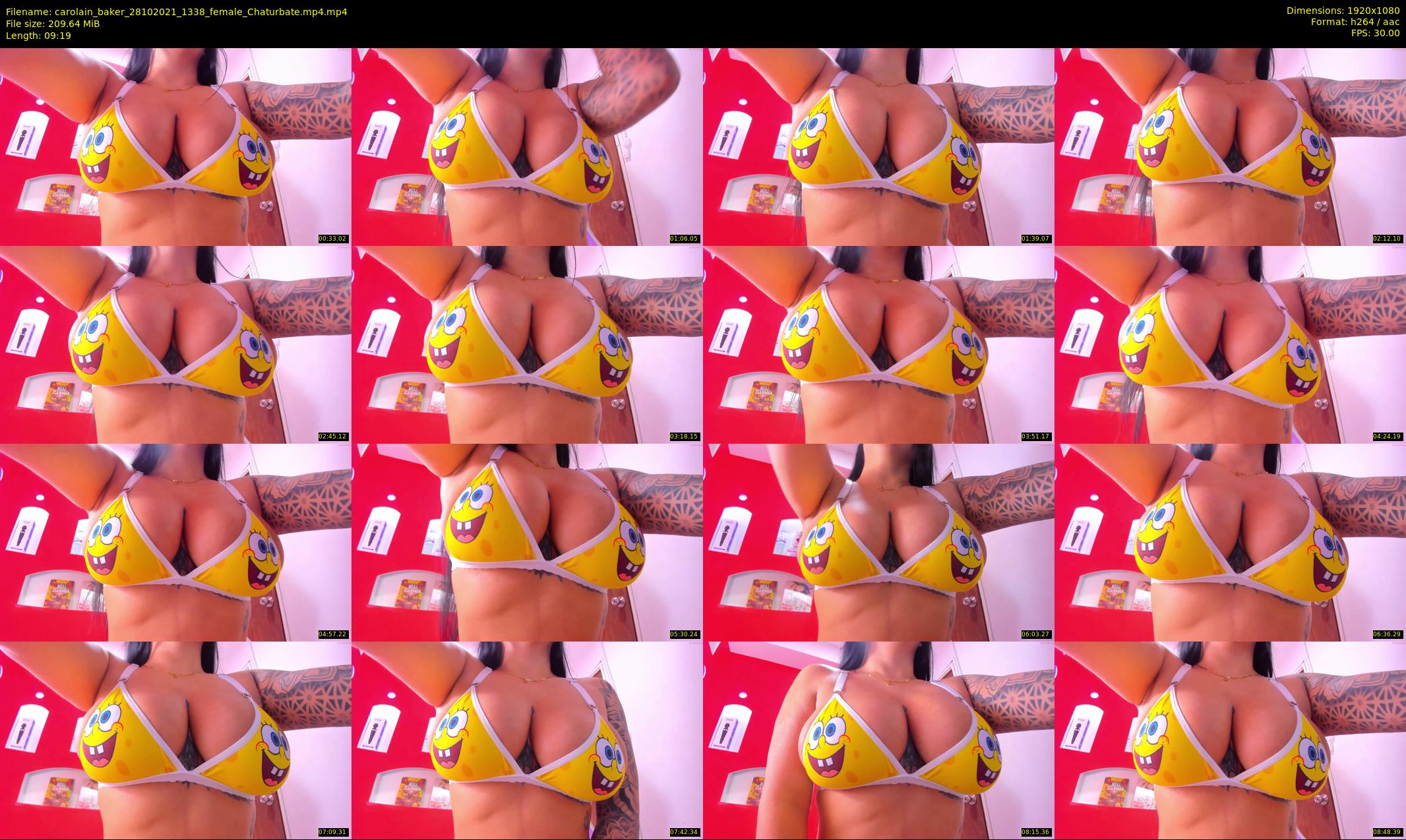 carolain_baker — 10 minute Chaturbate female cam show recording, 1080p, Oct 28, 2021