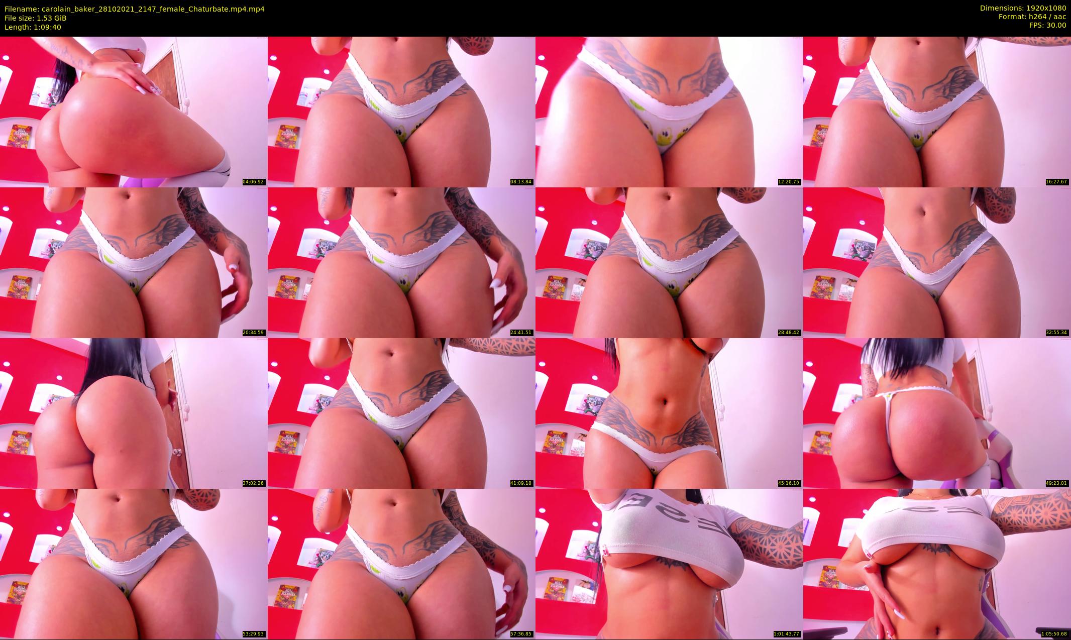 carolain_baker — 70 minute Chaturbate female cam show recording, 1080p, Oct 28, 2021