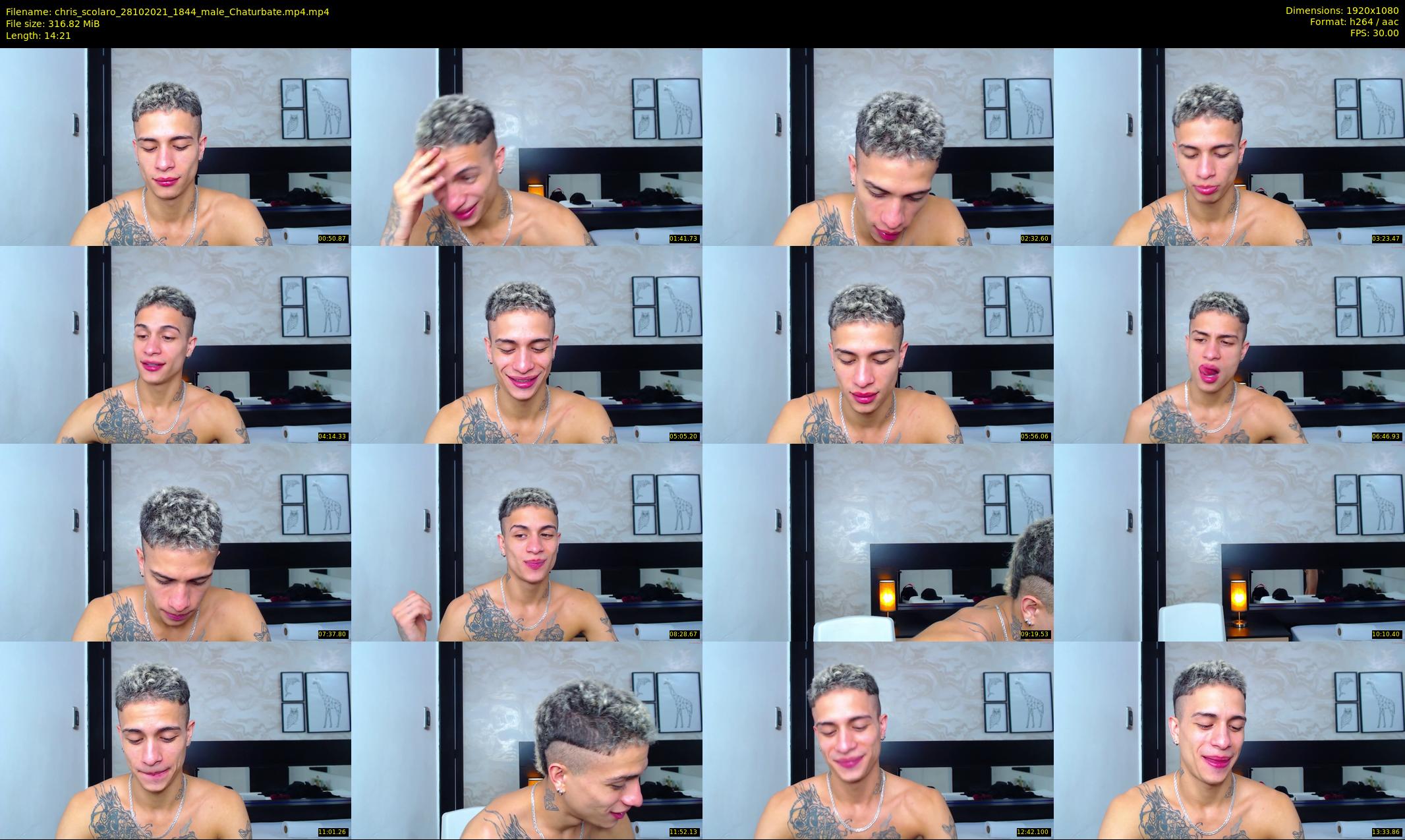chris_scolaro — 15 minute Chaturbate male cam show recording, 1080p, Oct 28, 2021