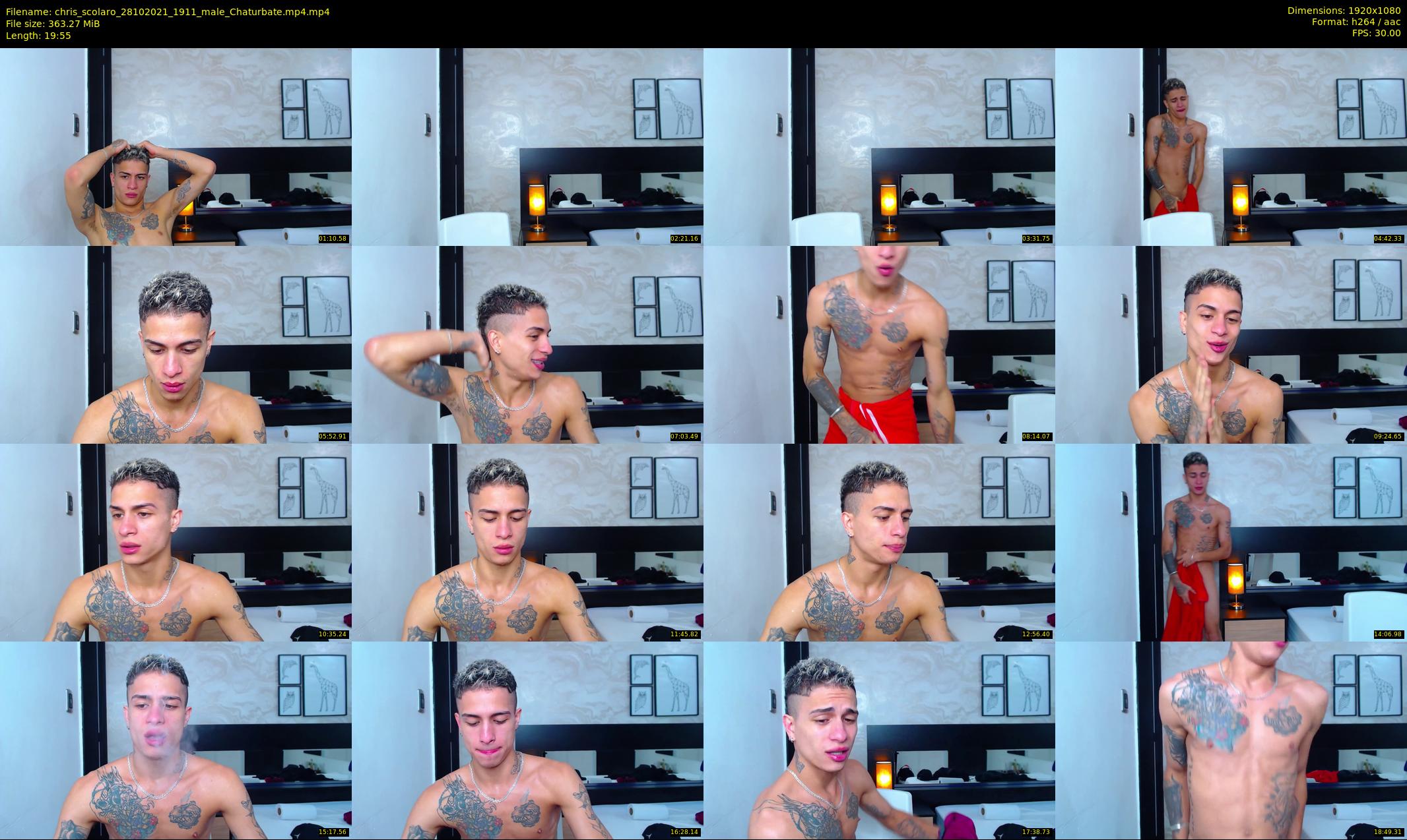 chris_scolaro — 20 minute Chaturbate male cam show recording, 1080p, Oct 28, 2021