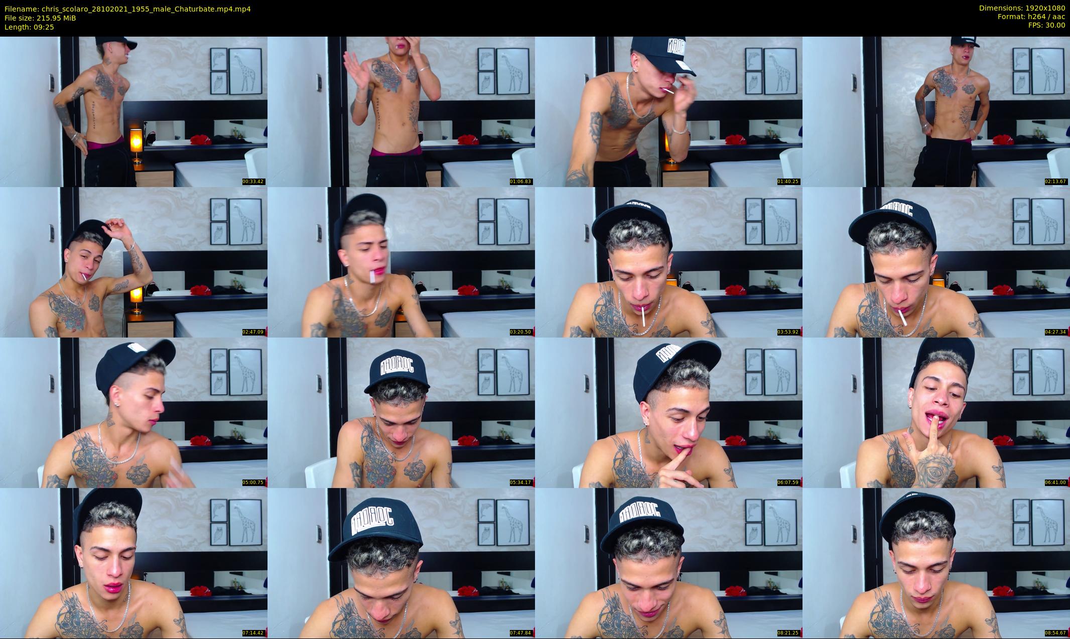 chris_scolaro — 10 minute Chaturbate male cam show recording, 1080p, Oct 28, 2021