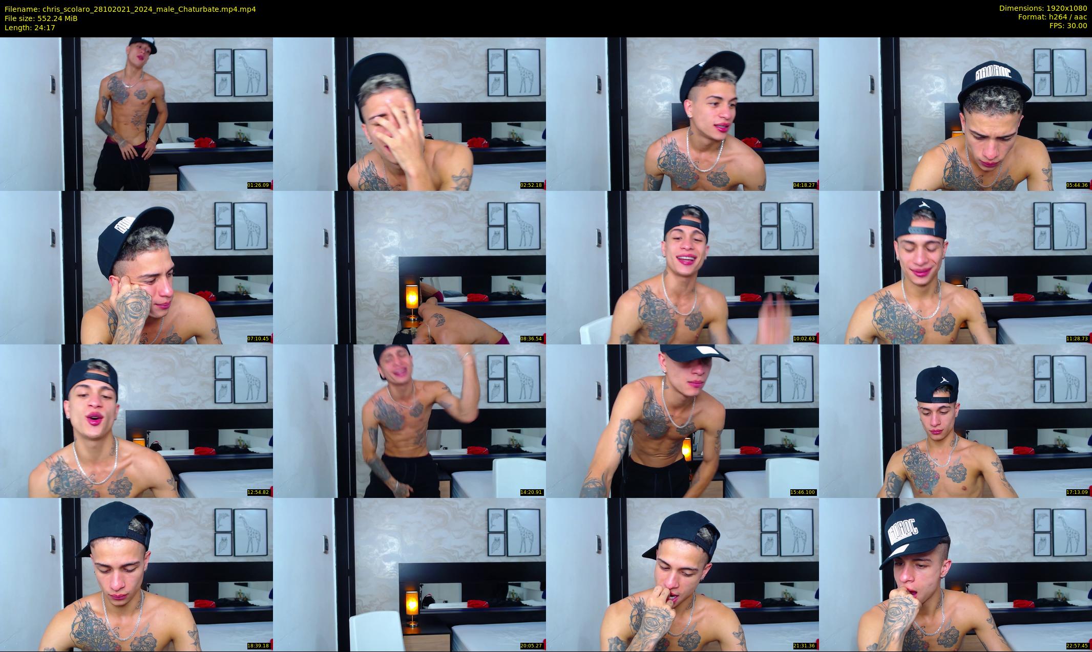 chris_scolaro — 25 minute Chaturbate male cam show recording, 1080p, Oct 28, 2021