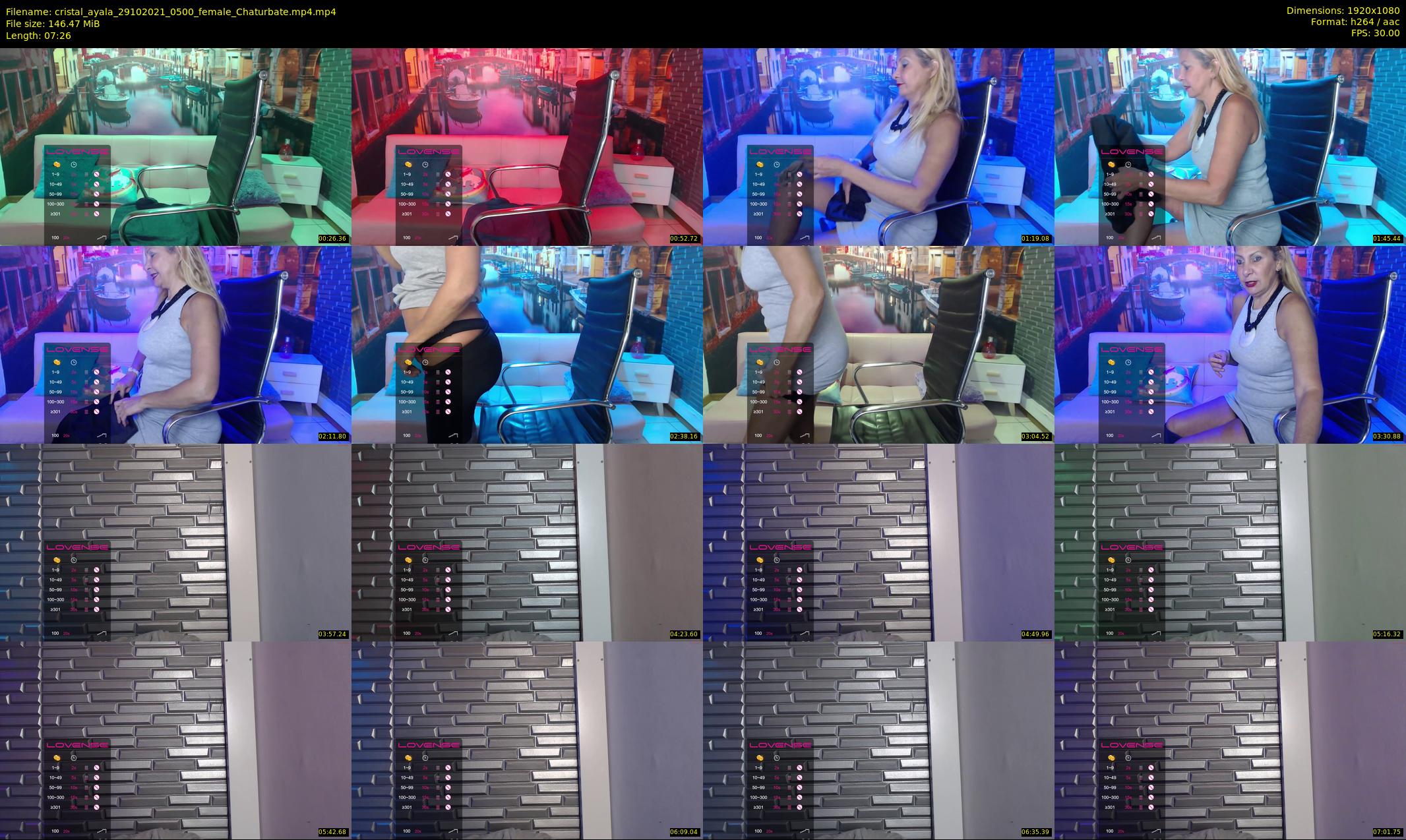 cristal_ayala — 8 minute Chaturbate female cam show recording, 1080p, Oct 29, 2021