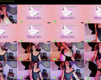 curlydoll1 — 70 minute Chaturbate female cam show recording, 720p, Oct 29, 2021