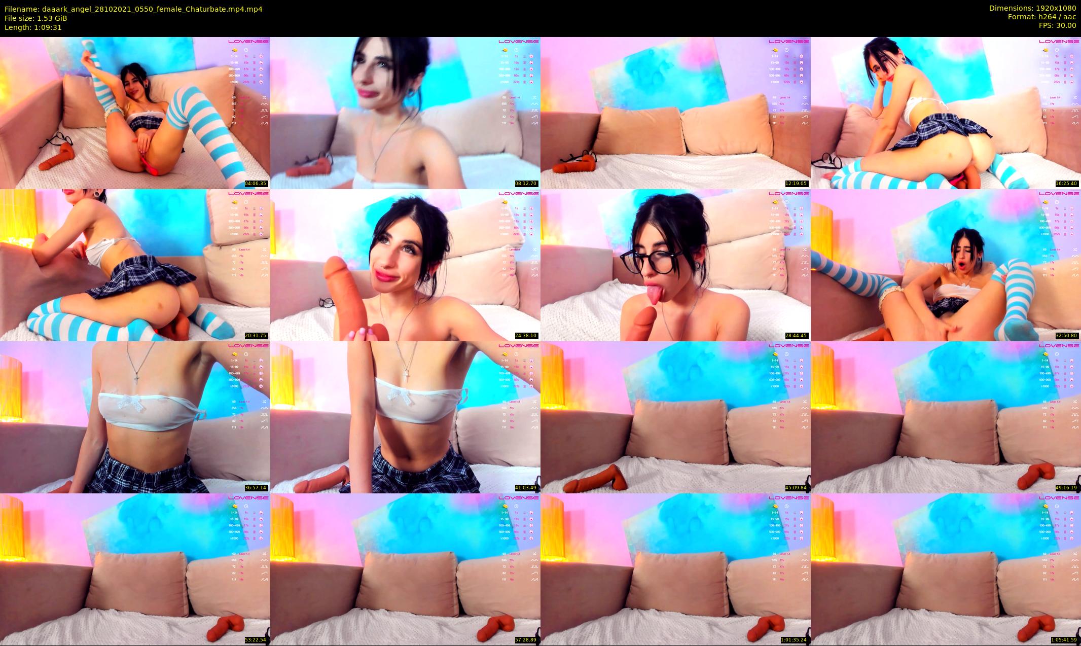 daaark_angel — 70 minute Chaturbate female cam show recording, 1080p, Oct 28, 2021