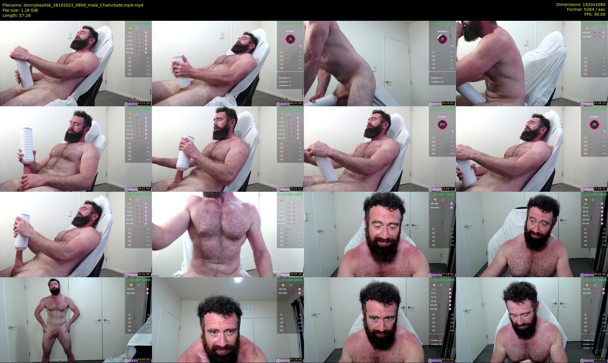 donnybasilisk — 58 minute Chaturbate male cam show recording, 1080p, Oct 28, 2021