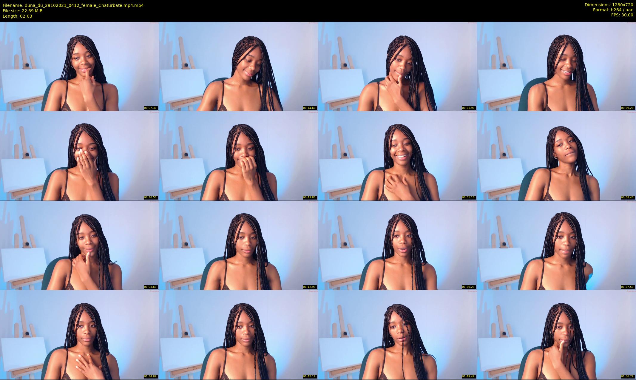 duna_du — 3 minute Chaturbate female cam show recording, 720p, Oct 29, 2021