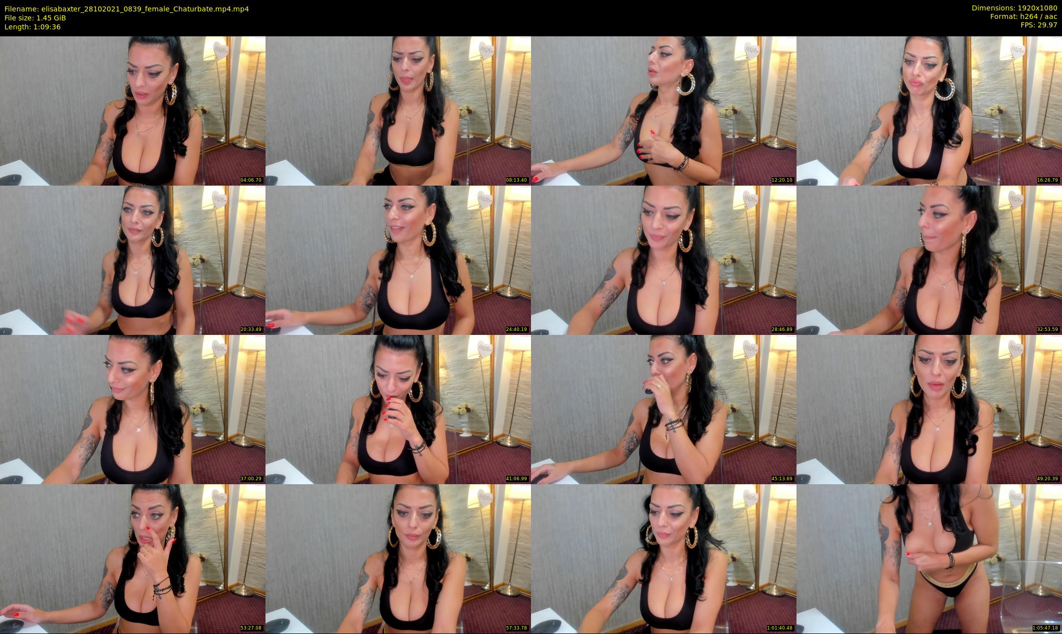 elisabaxter — 70 minute Chaturbate female cam show recording, 1080p, Oct 28, 2021