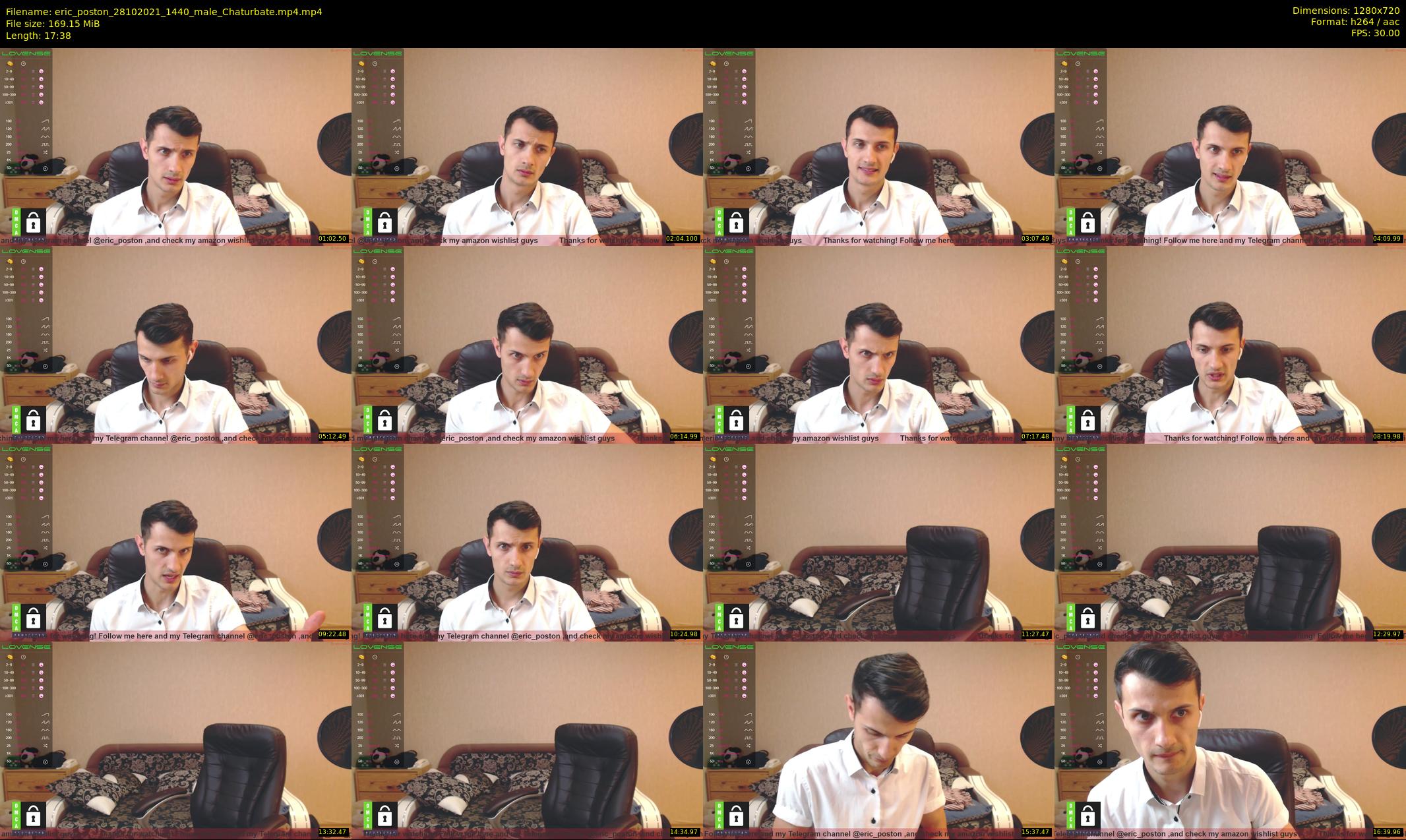 eric_poston — 18 minute Chaturbate male cam show recording, 720p, Oct 28, 2021