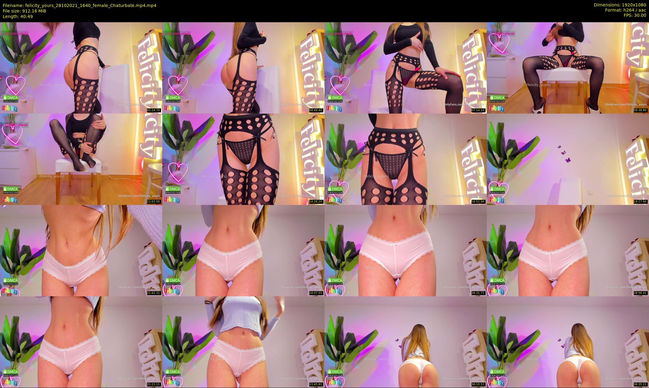 felicity_yours — 41 minute Chaturbate female cam show recording, 1080p, Oct 28, 2021