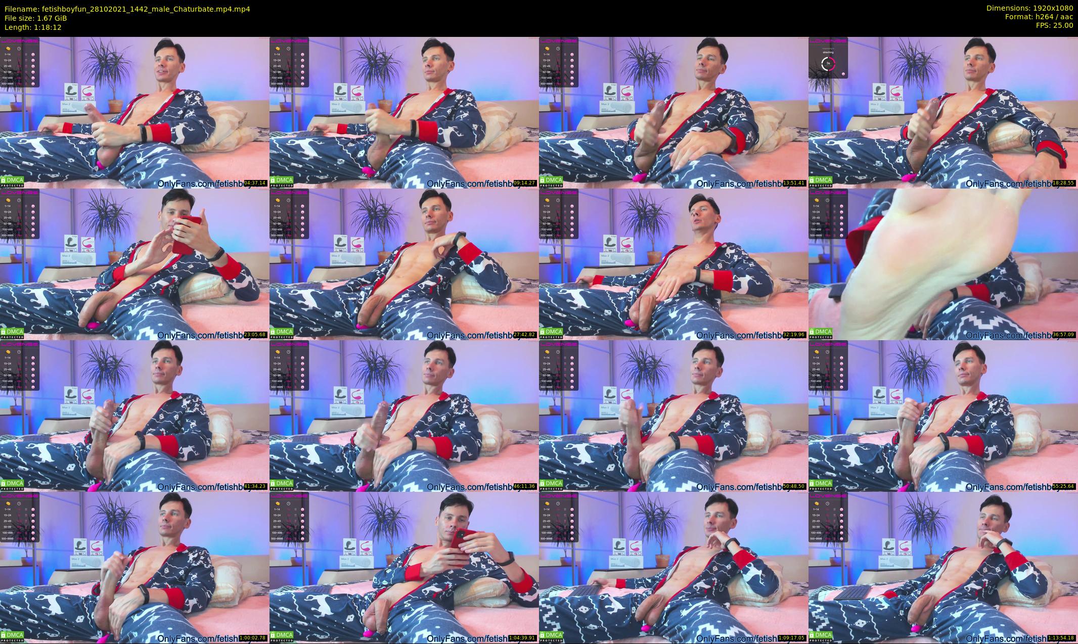 fetishboyfun — 79 minute Chaturbate male cam show recording, 1080p, Oct 28, 2021