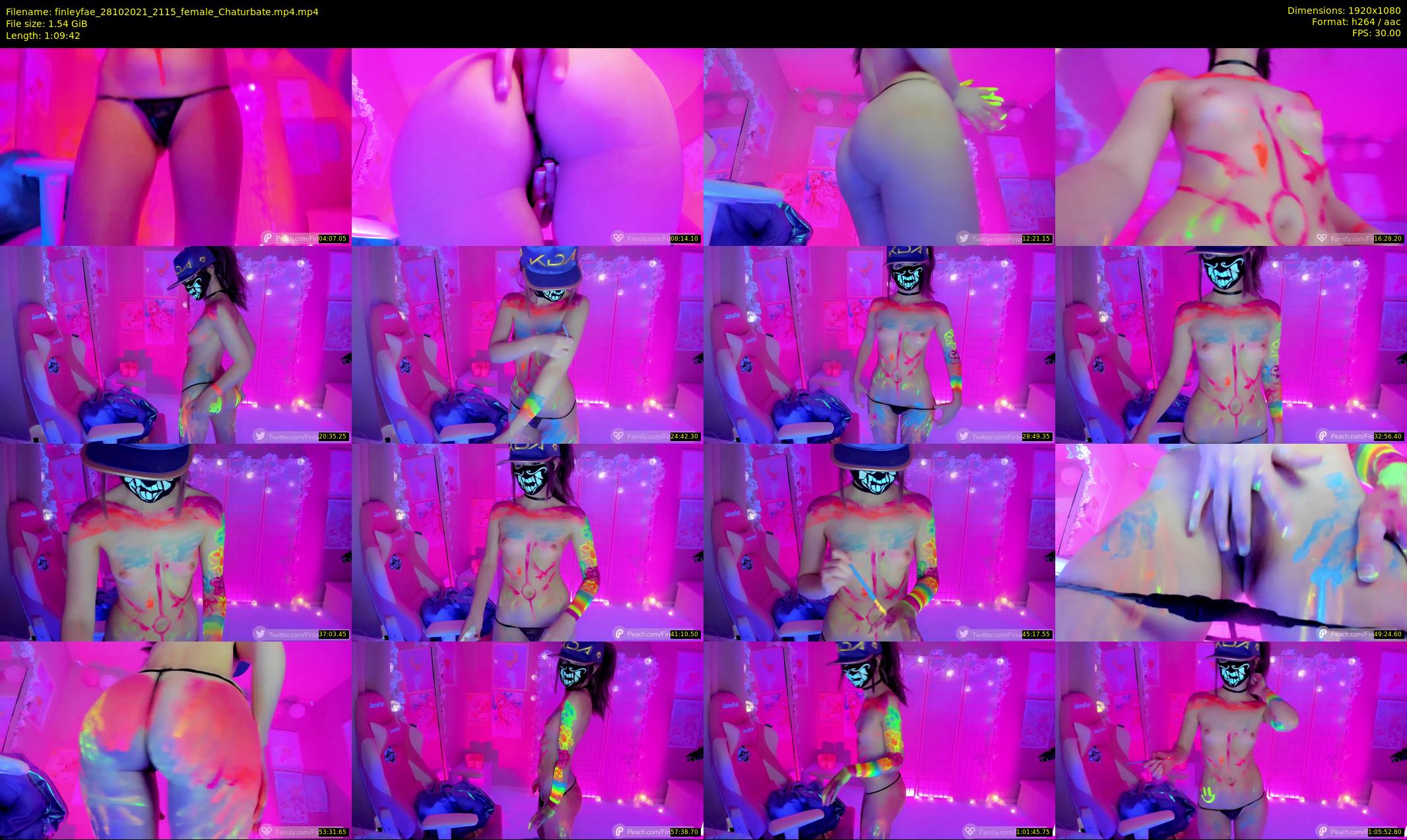 finleyfae — 70 minute Chaturbate female cam show recording, 1080p, Oct 28, 2021