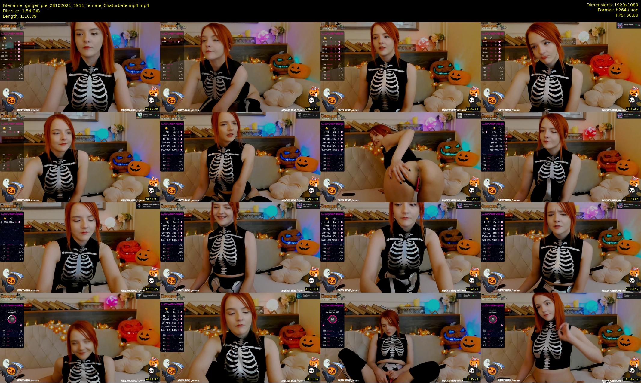 ginger_pie — 71 minute Chaturbate female cam show recording, 1080p, Oct 28, 2021