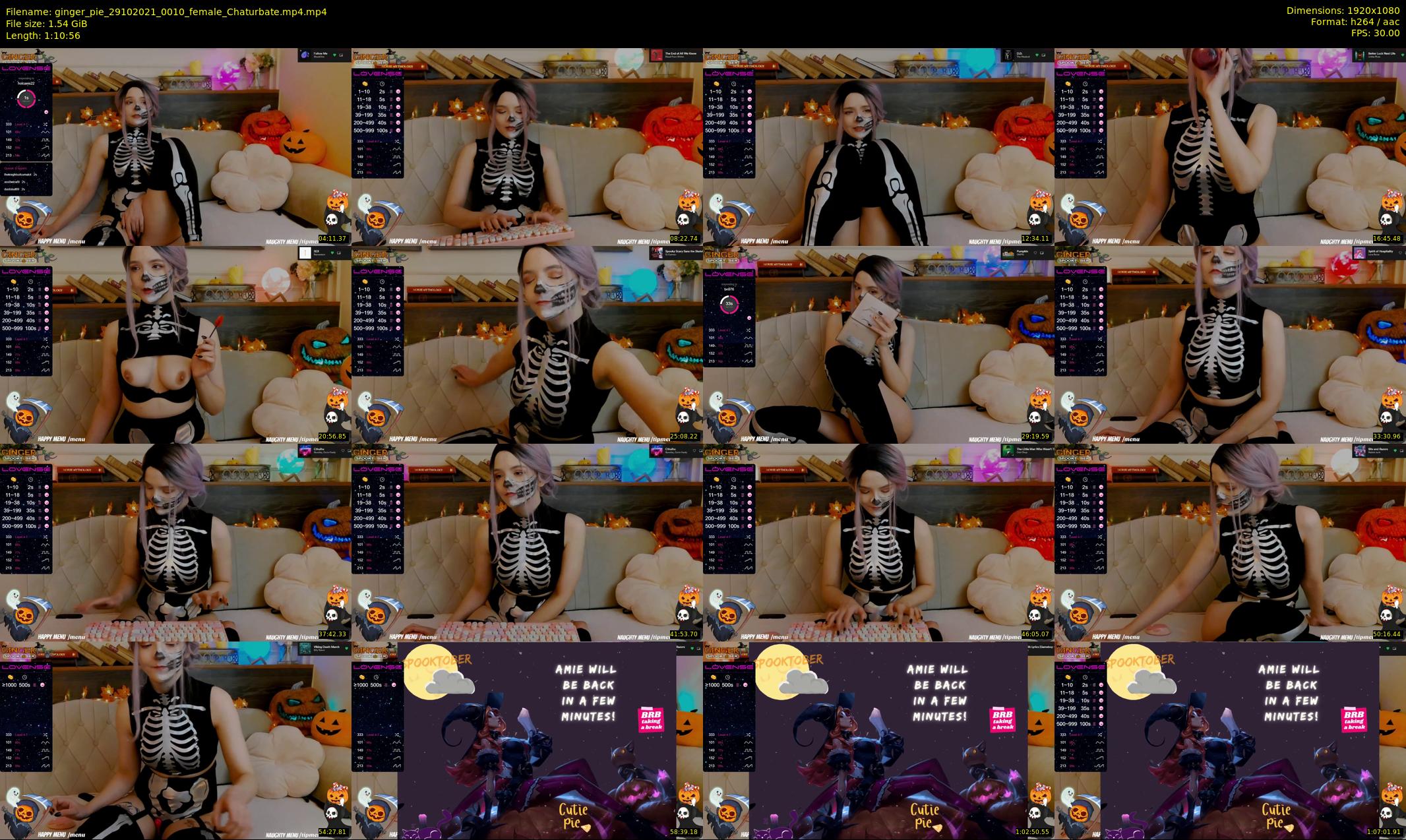 ginger_pie — 71 minute Chaturbate female cam show recording, 1080p, Oct 29, 2021