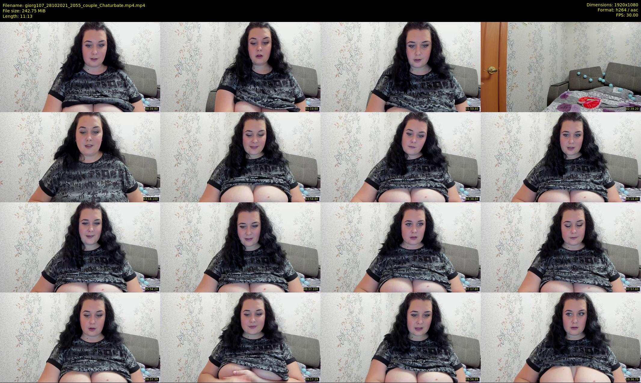 giorg107 — 12 minute Chaturbate couple cam show recording, 1080p, Oct 28, 2021