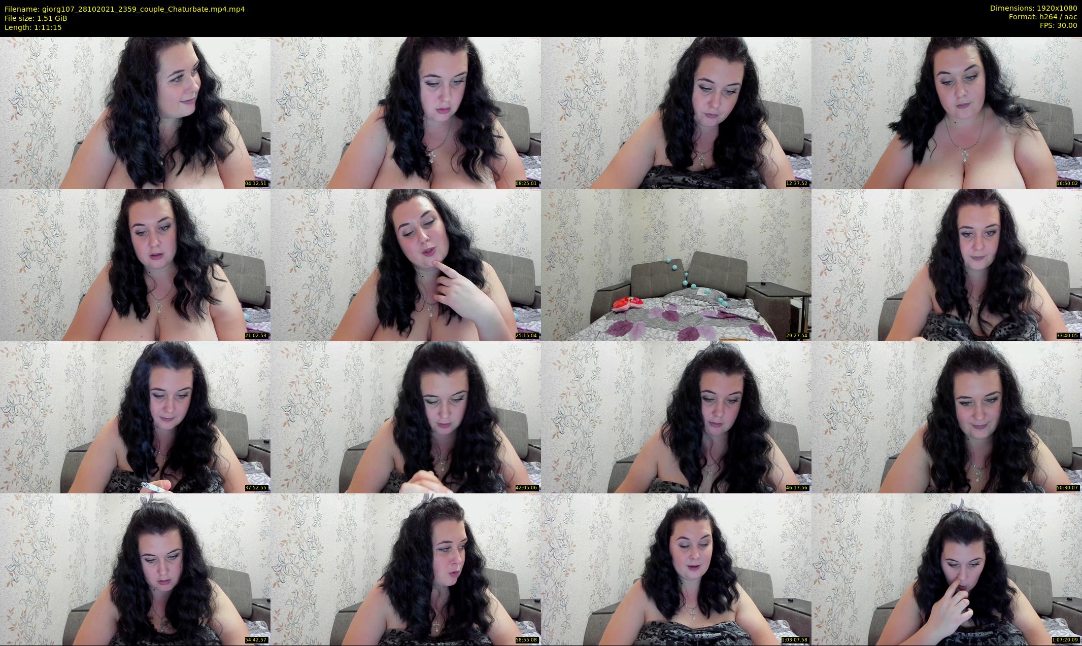 giorg107 — 72 minute Chaturbate couple cam show recording, 1080p, Oct 28, 2021