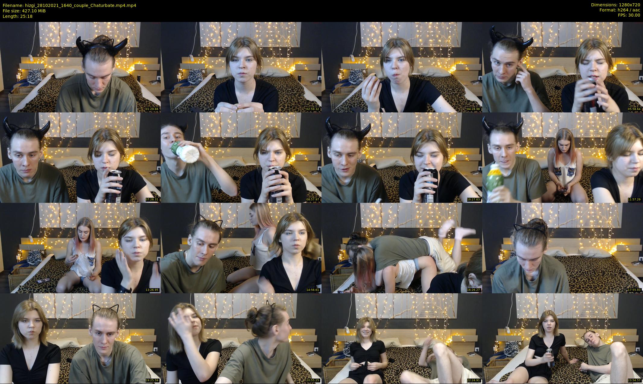 hizgi — 26 minute Chaturbate couple cam show recording, 720p, Oct 28, 2021