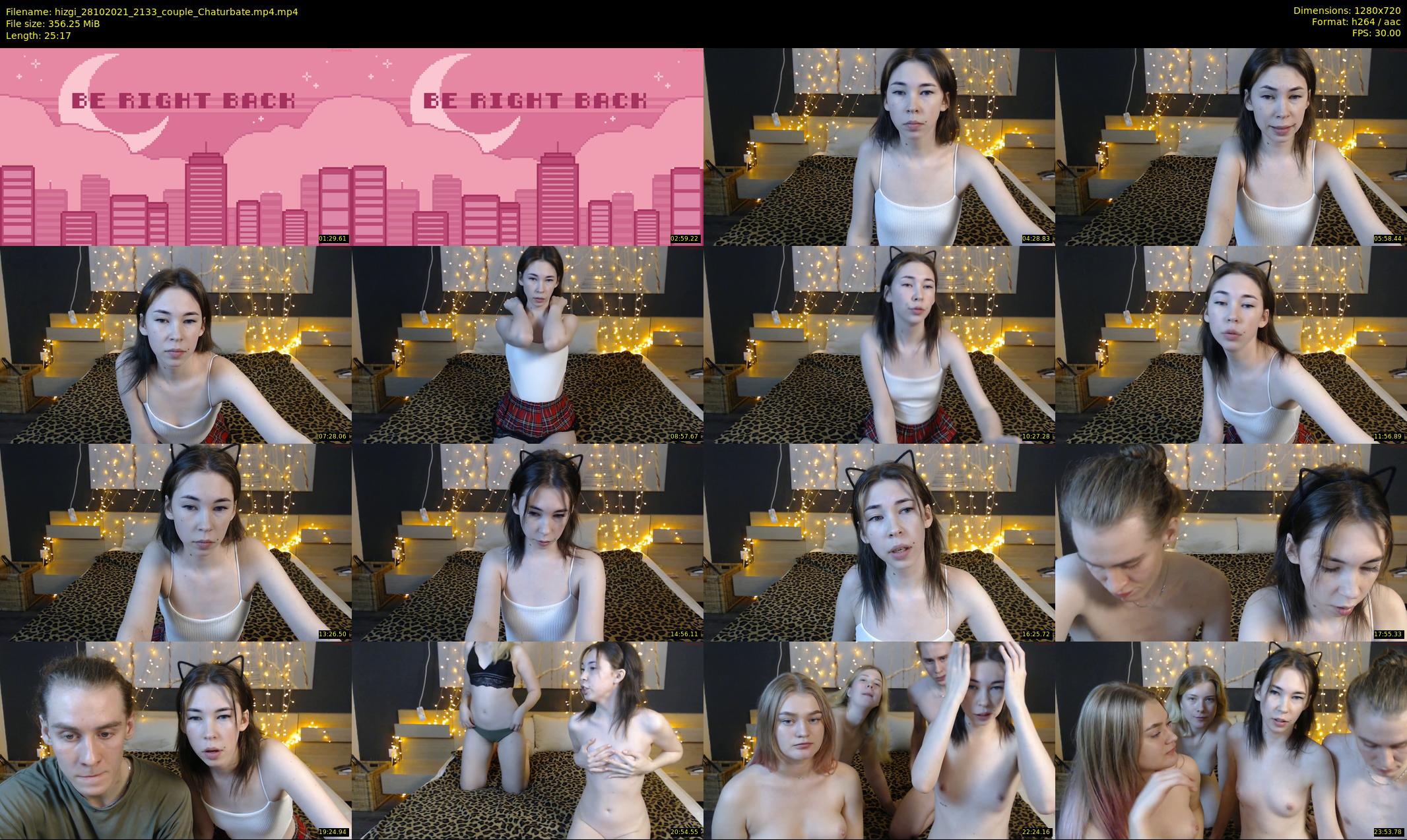 hizgi — 26 minute Chaturbate couple cam show recording, 720p, Oct 28, 2021